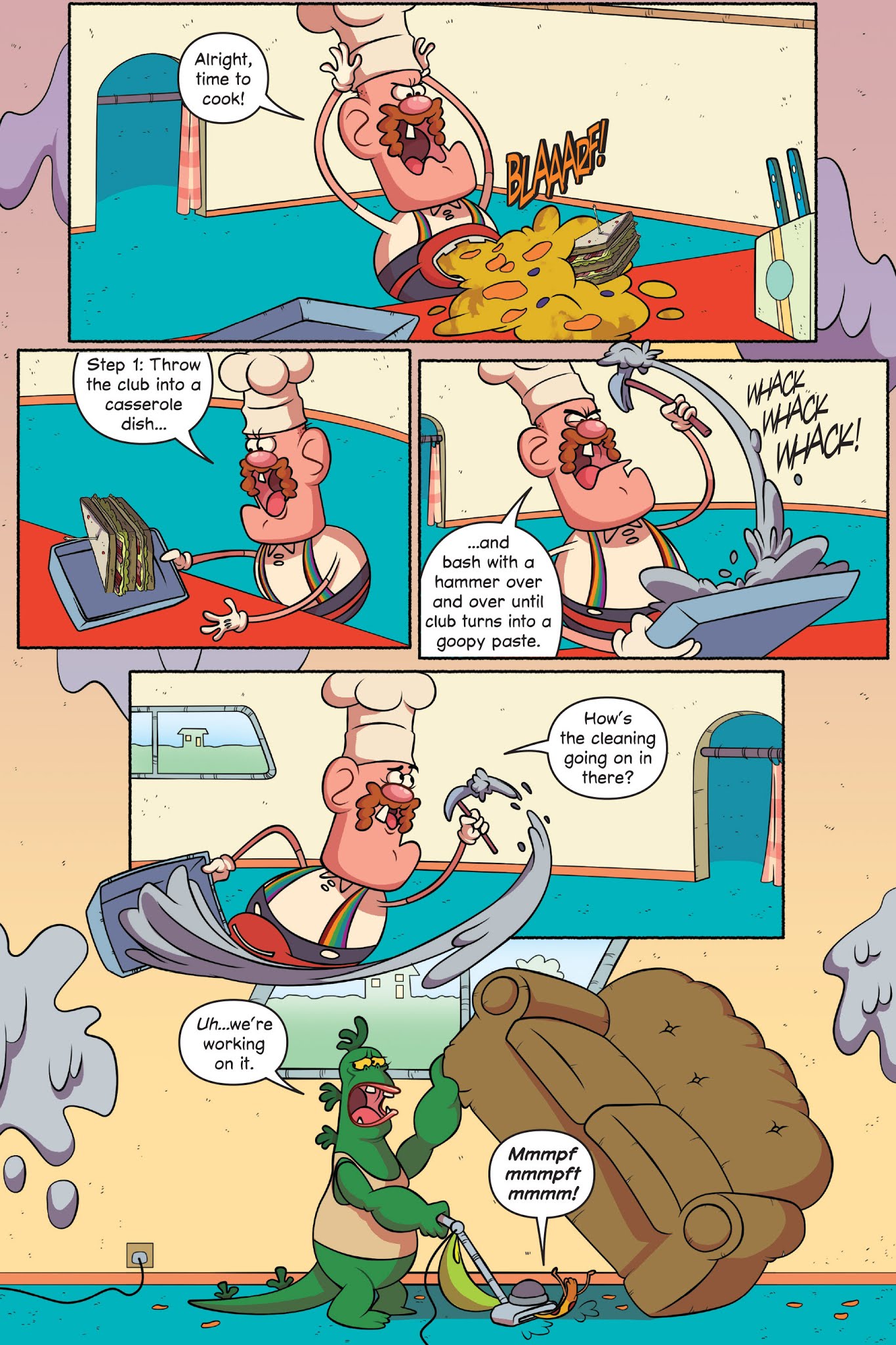 Read online Uncle Grandpa and the Time Casserole comic -  Issue # TPB - 130