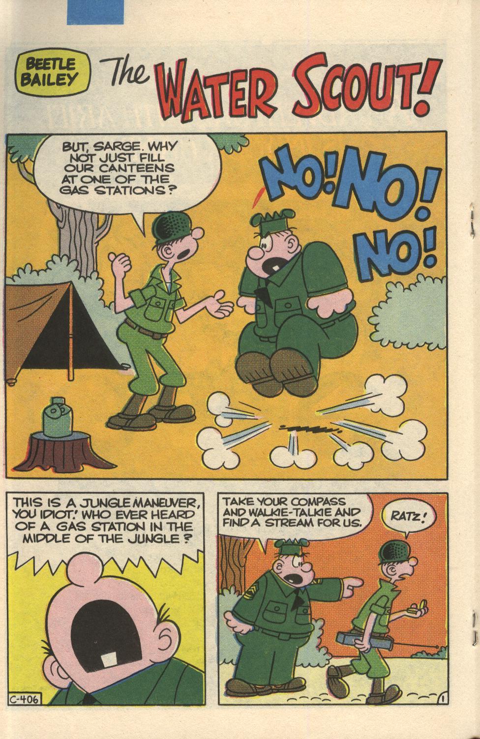 Read online Beetle Bailey comic - Issue #1.