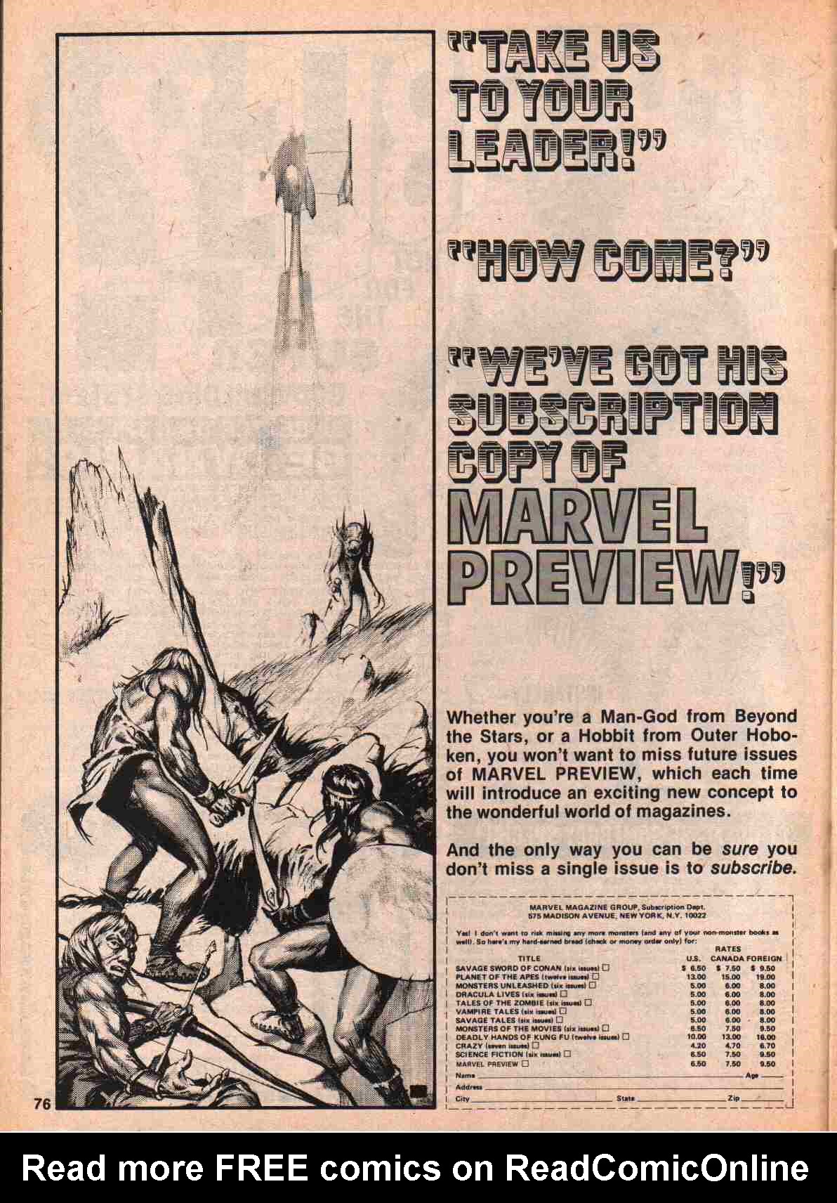 Read online Marvel Preview comic -  Issue #1 - 76