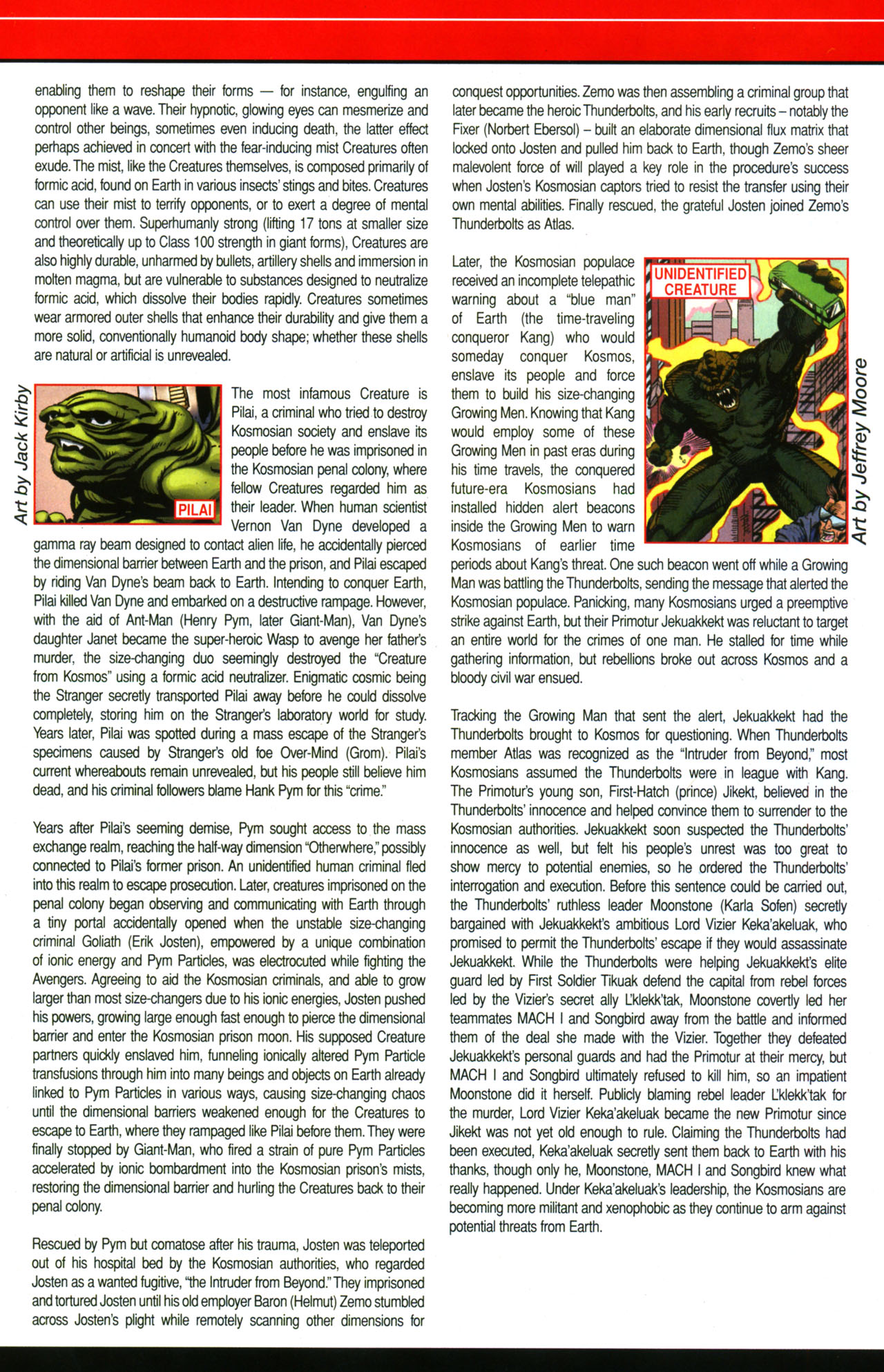 Read online Official Handbook of the Marvel Universe A To Z Update comic -  Issue #5 - 21