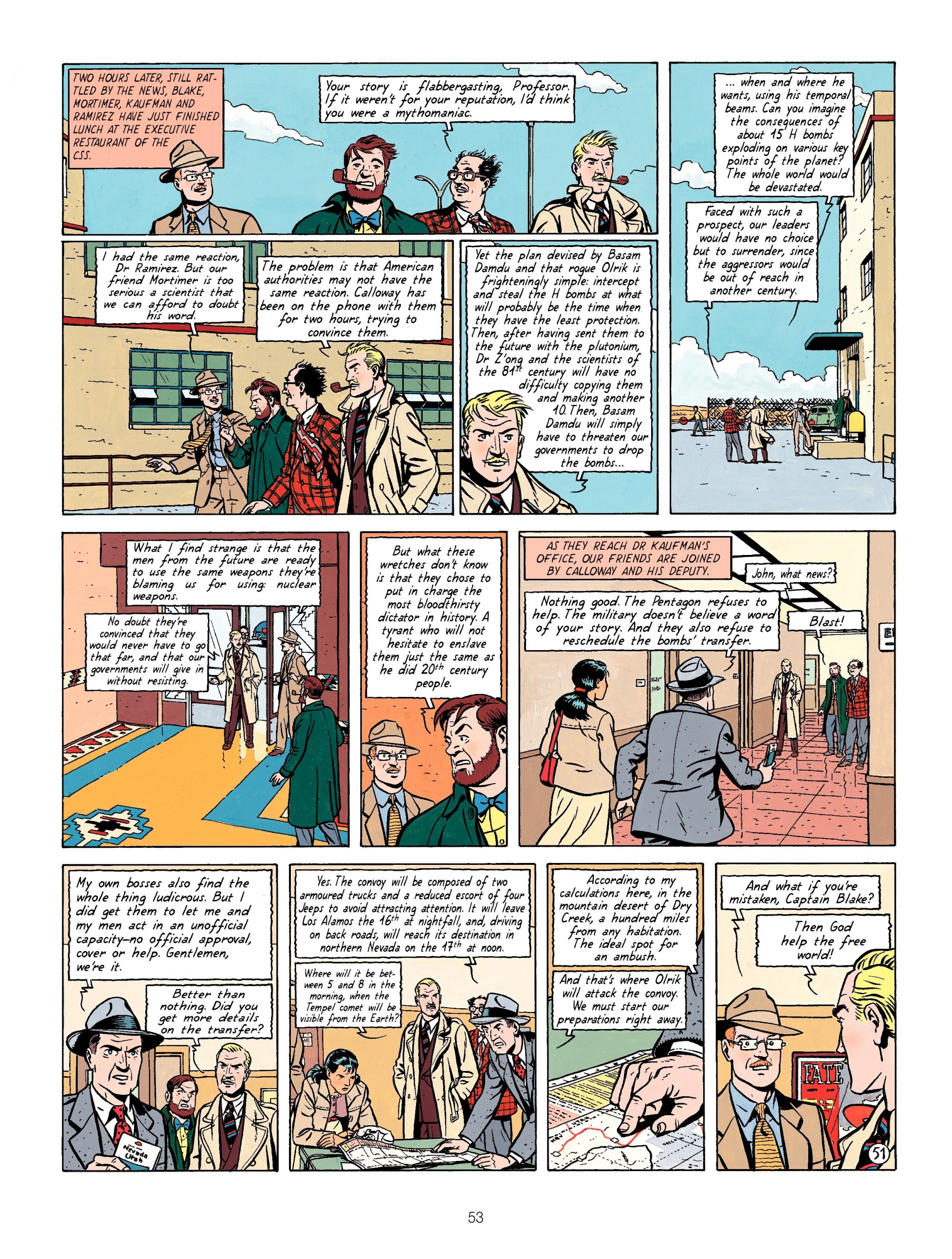 Read online Blake & Mortimer comic -  Issue #5 - 53