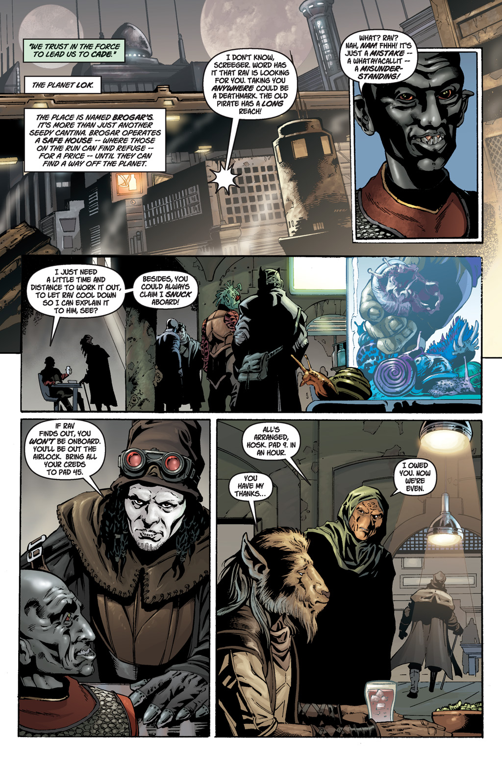 Read online Star Wars: Legacy (2006) comic -  Issue #2 - 10