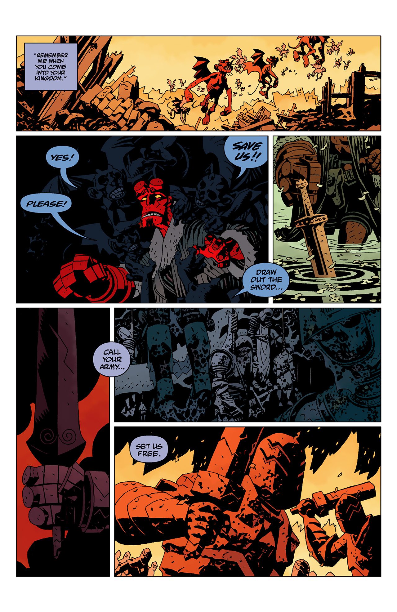 Read online Hellboy: The Wild Hunt comic -  Issue #7 - 15