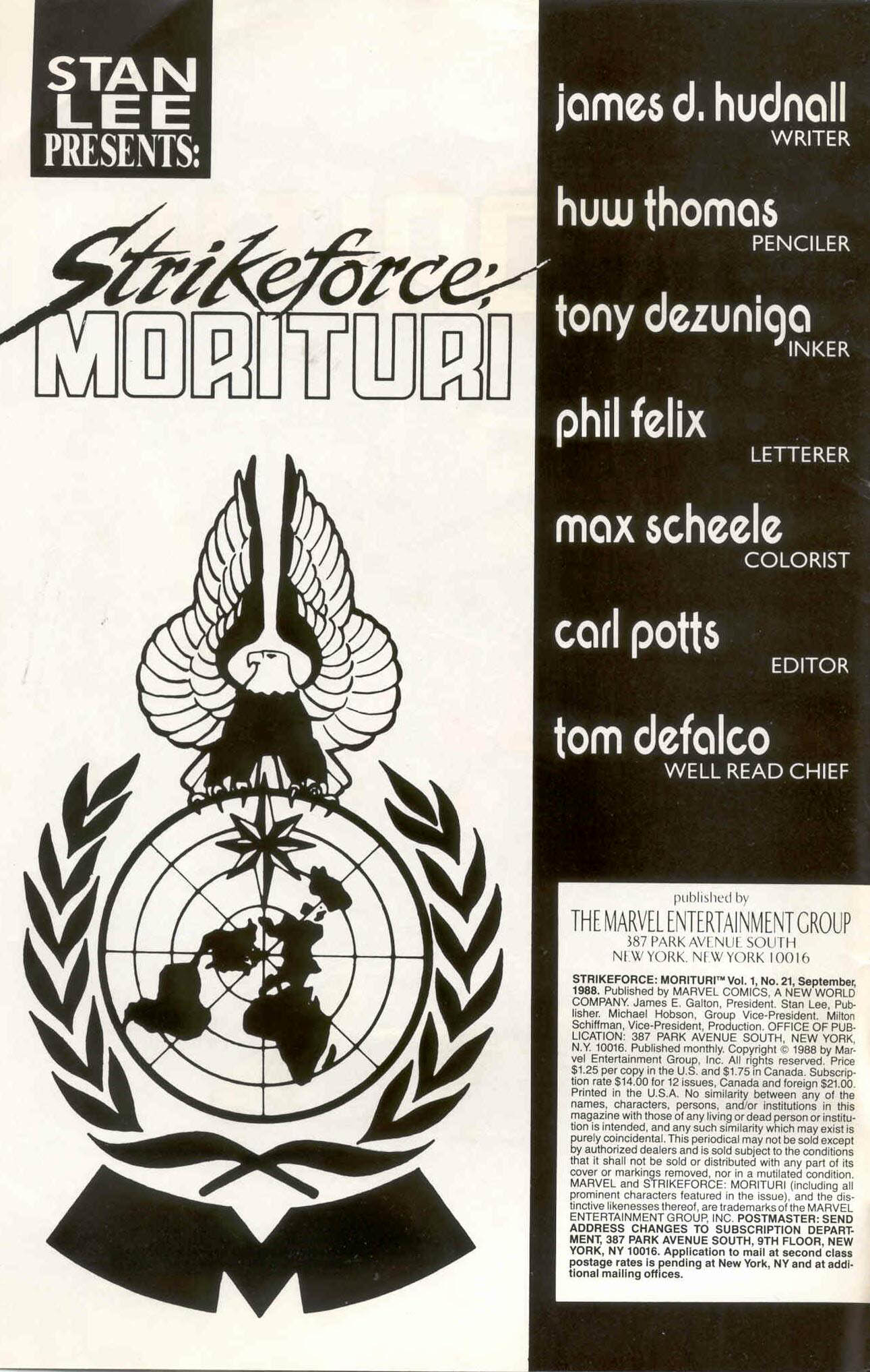 Read online Strikeforce: Morituri comic -  Issue #21 - 2