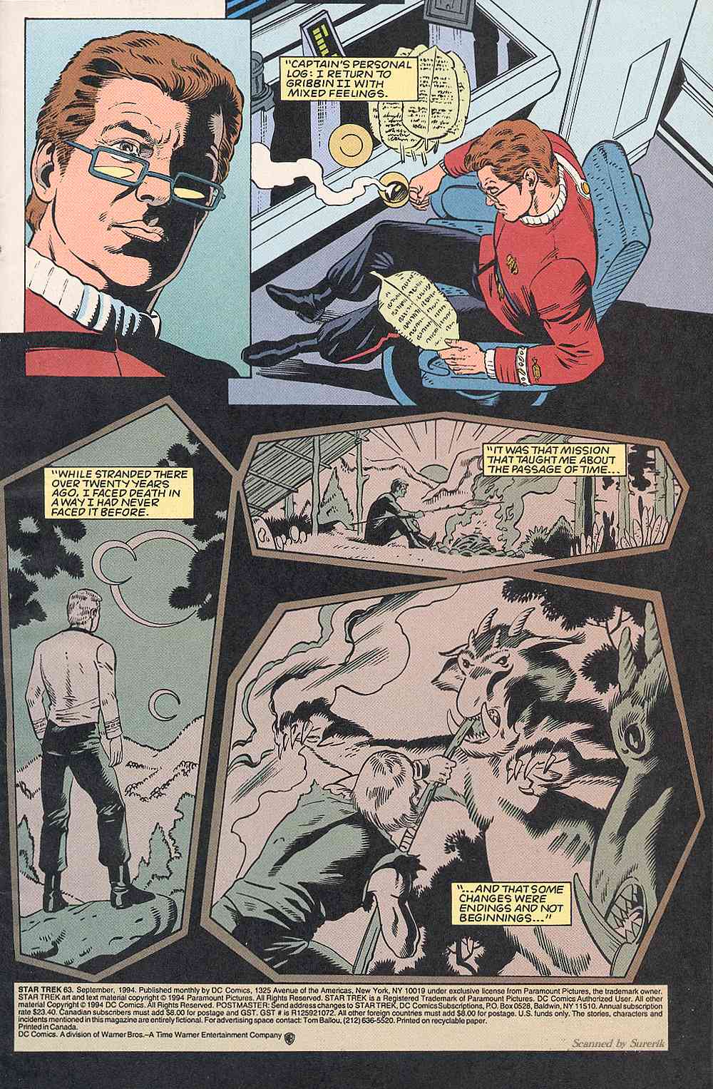 Read online Star Trek (1989) comic -  Issue #63 - 3