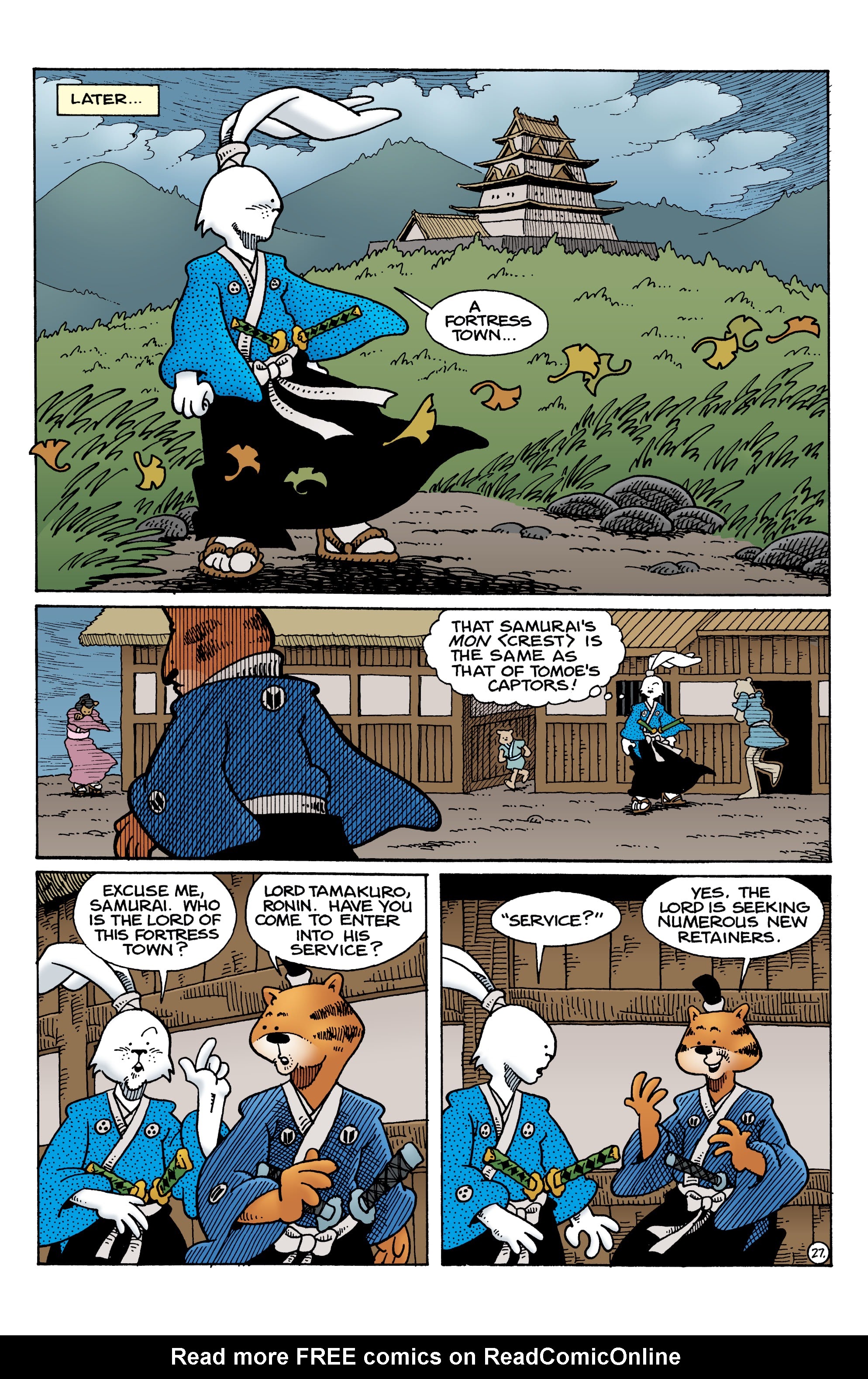 Read online Usagi Yojimbo: The Dragon Bellow Conspiracy comic -  Issue #2 - 29
