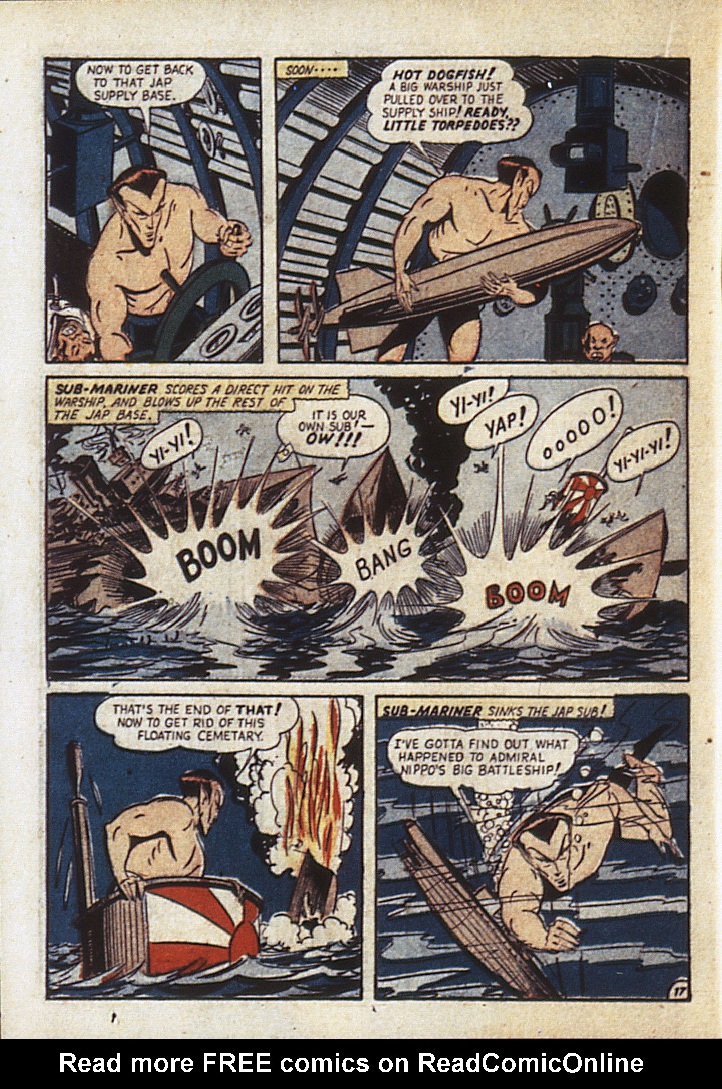 Read online Sub-Mariner Comics comic -  Issue #6 - 41