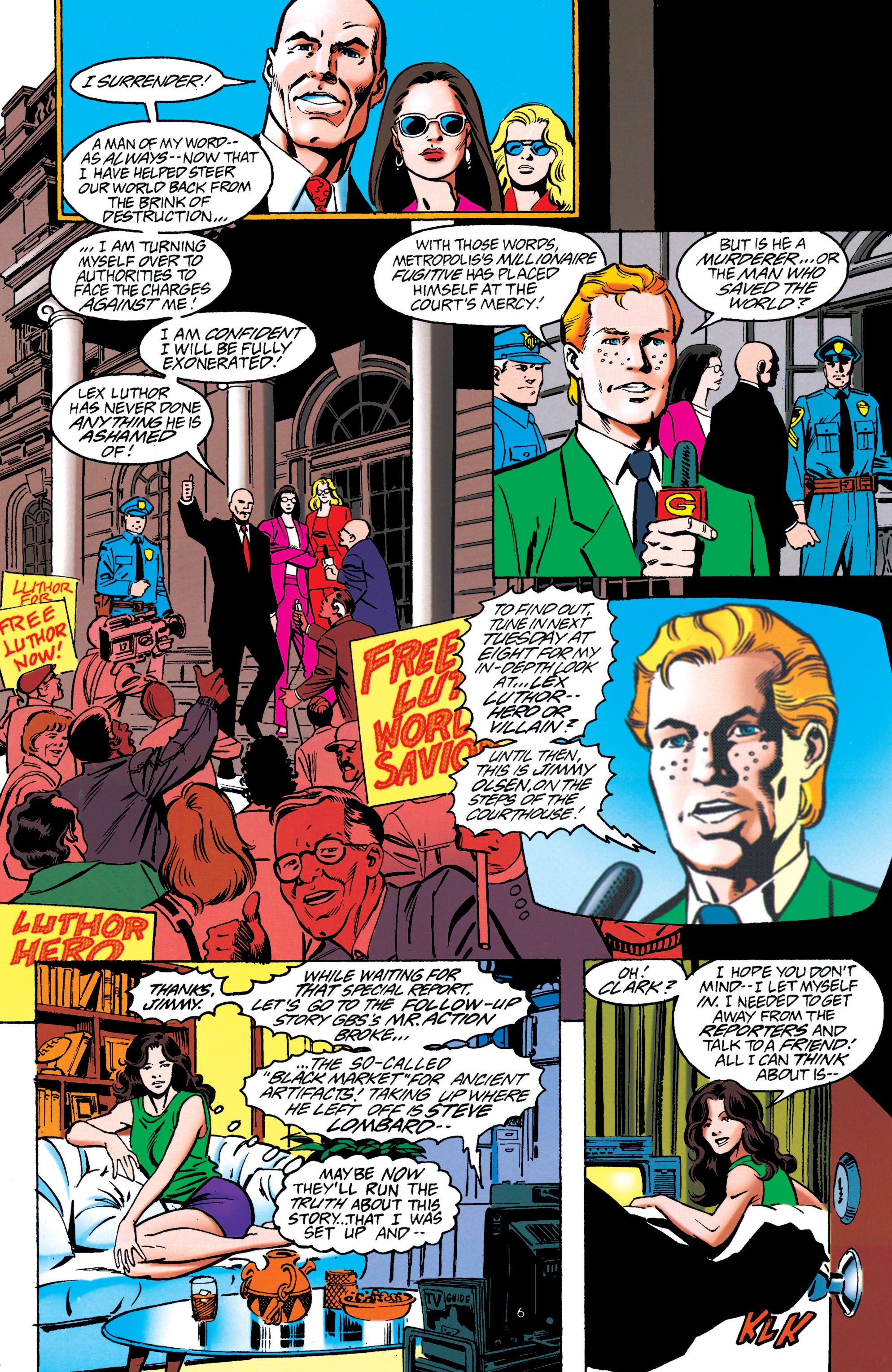 Read online Adventures of Superman (1987) comic -  Issue #542 - 7