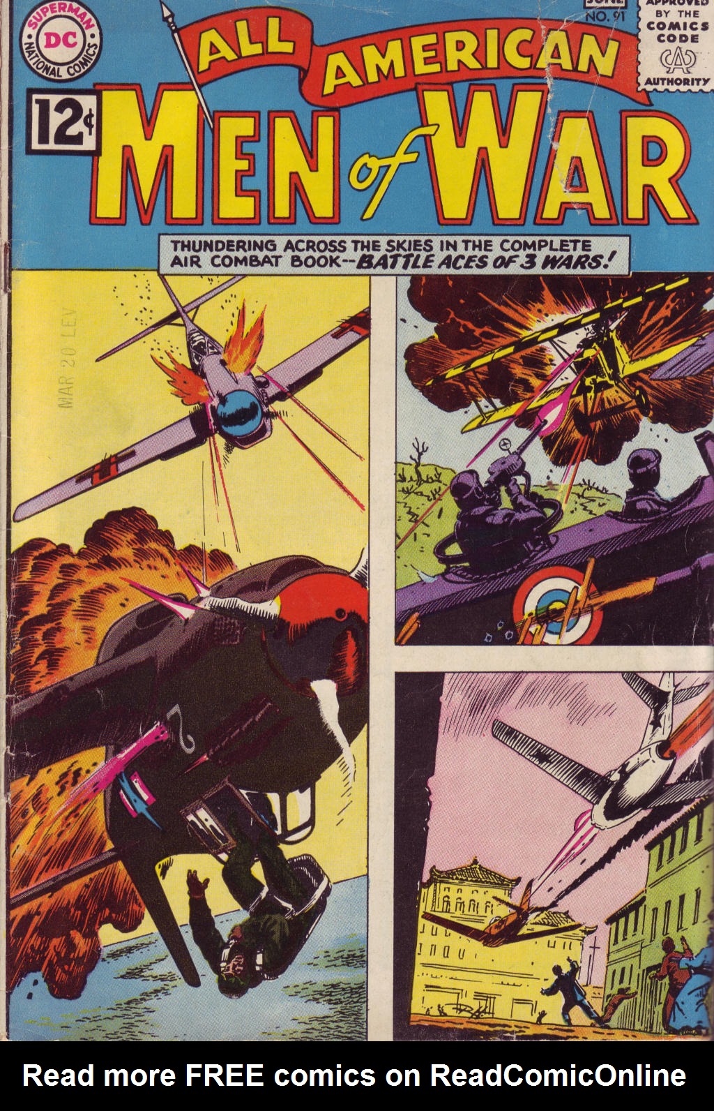 Read online All-American Men of War comic -  Issue #91 - 1