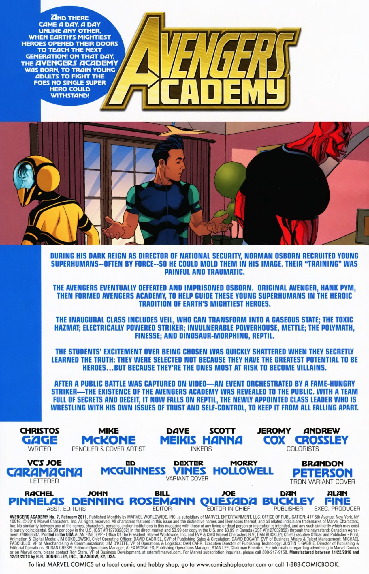Read online Avengers Academy comic -  Issue #7 - 3
