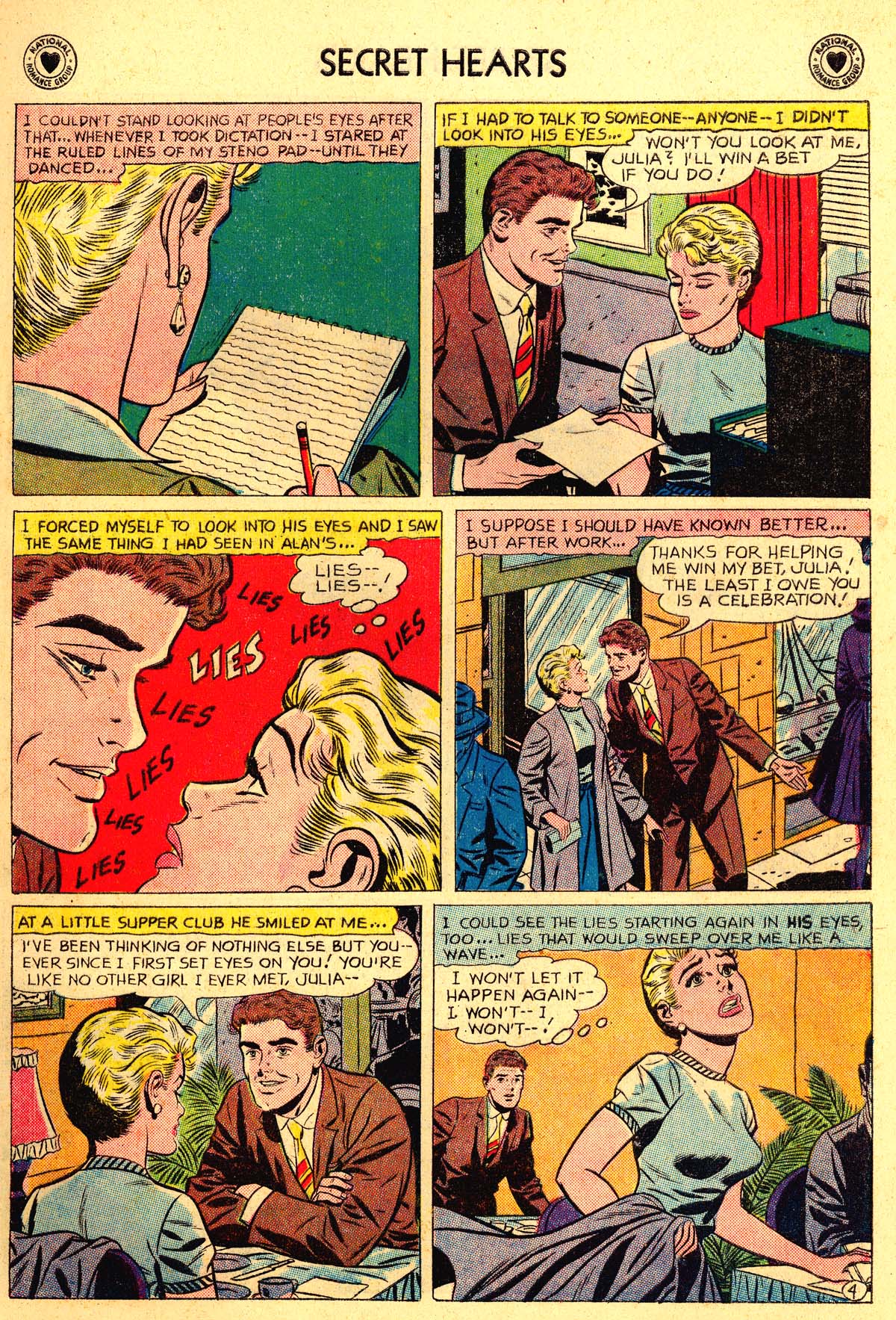 Read online Secret Hearts comic -  Issue #54 - 13