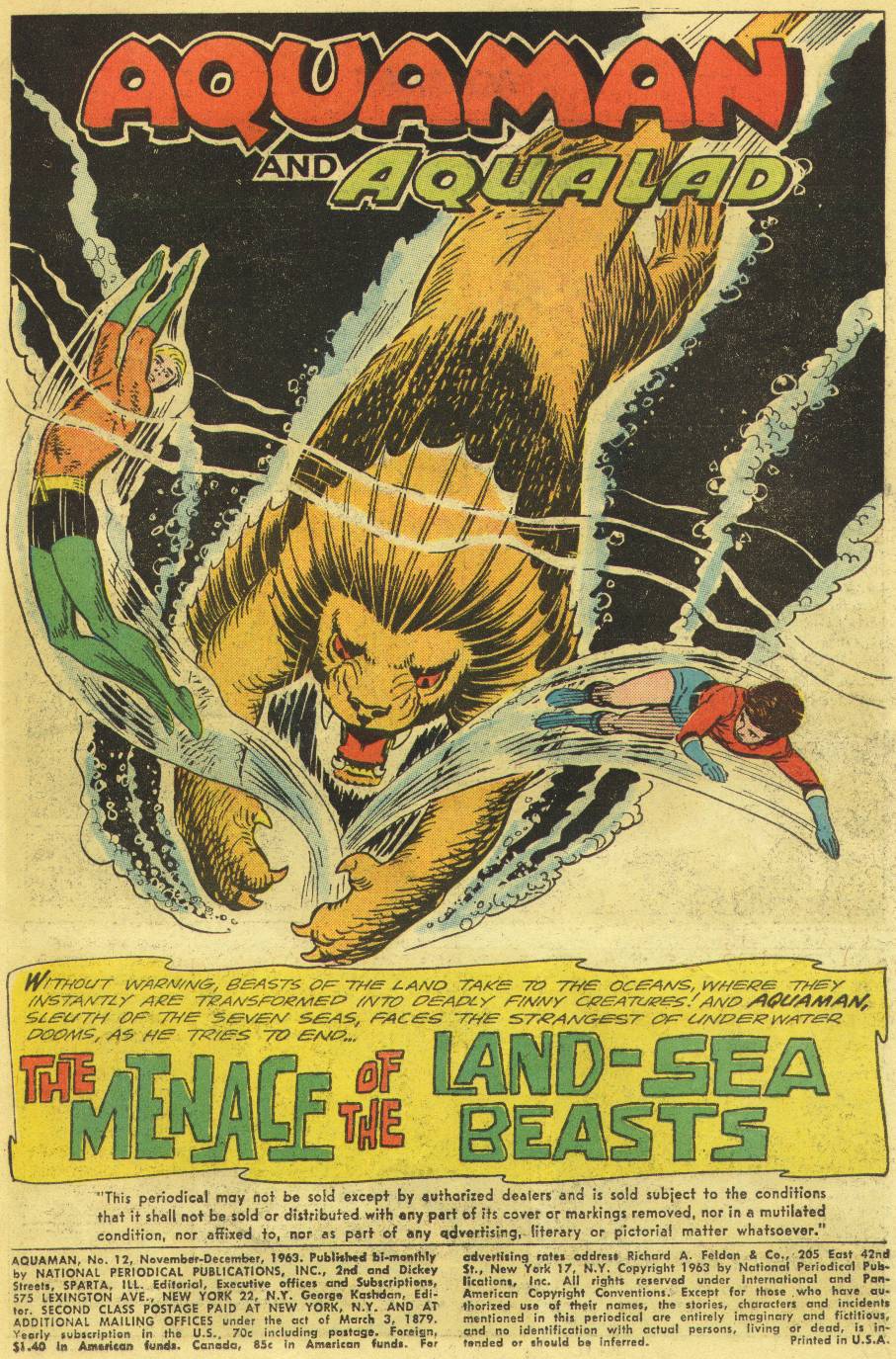 Read online Aquaman (1962) comic -  Issue #12 - 3