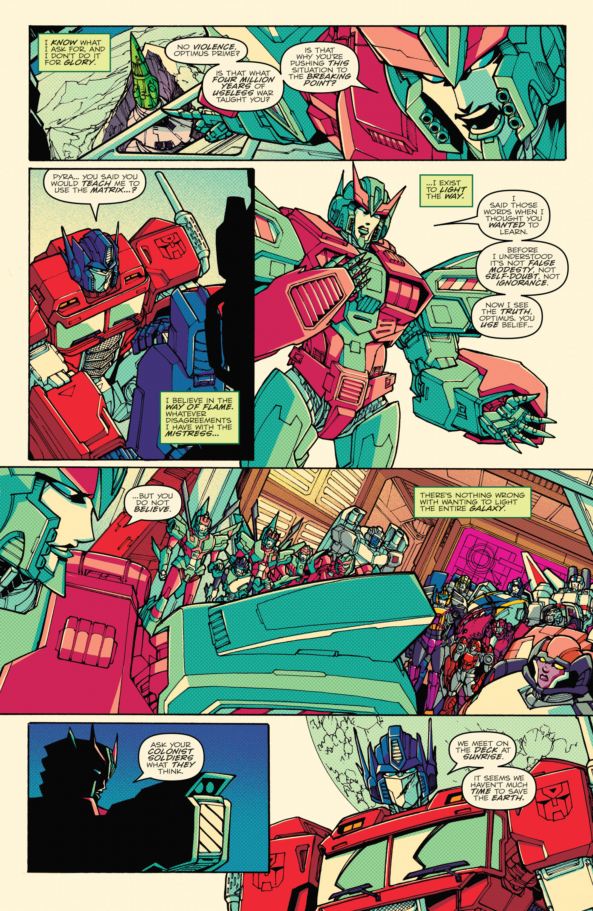 Read online Optimus Prime comic -  Issue #4 - 19