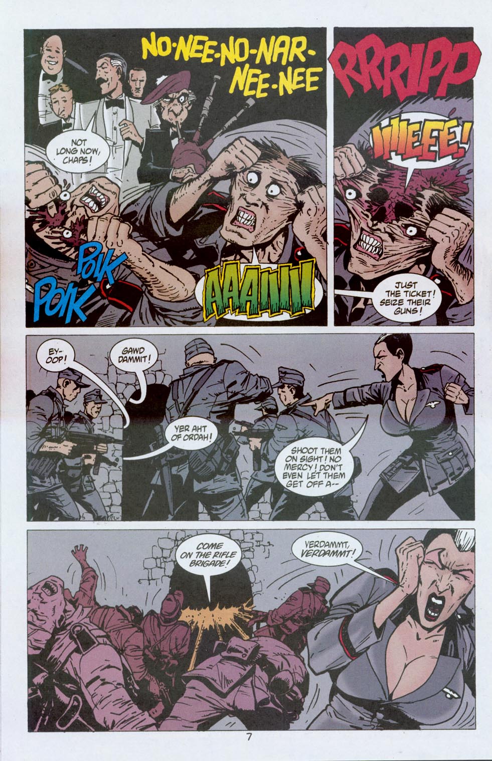 Read online Adventures in the Rifle Brigade: Operation Bollock comic -  Issue #3 - 8