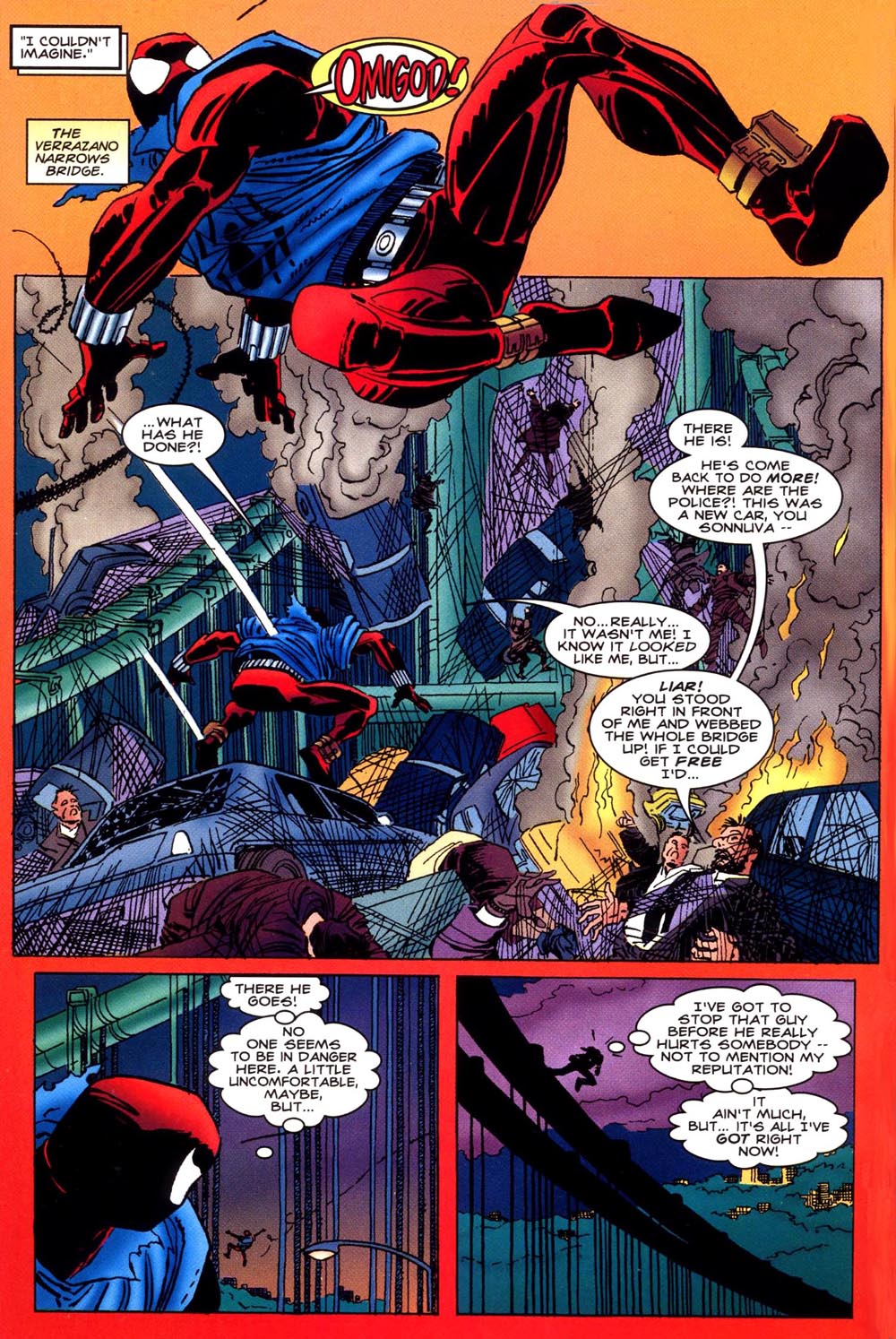 Read online Spider-Man (1990) comic -  Issue #63b - Scarlet Spider 2 - 16