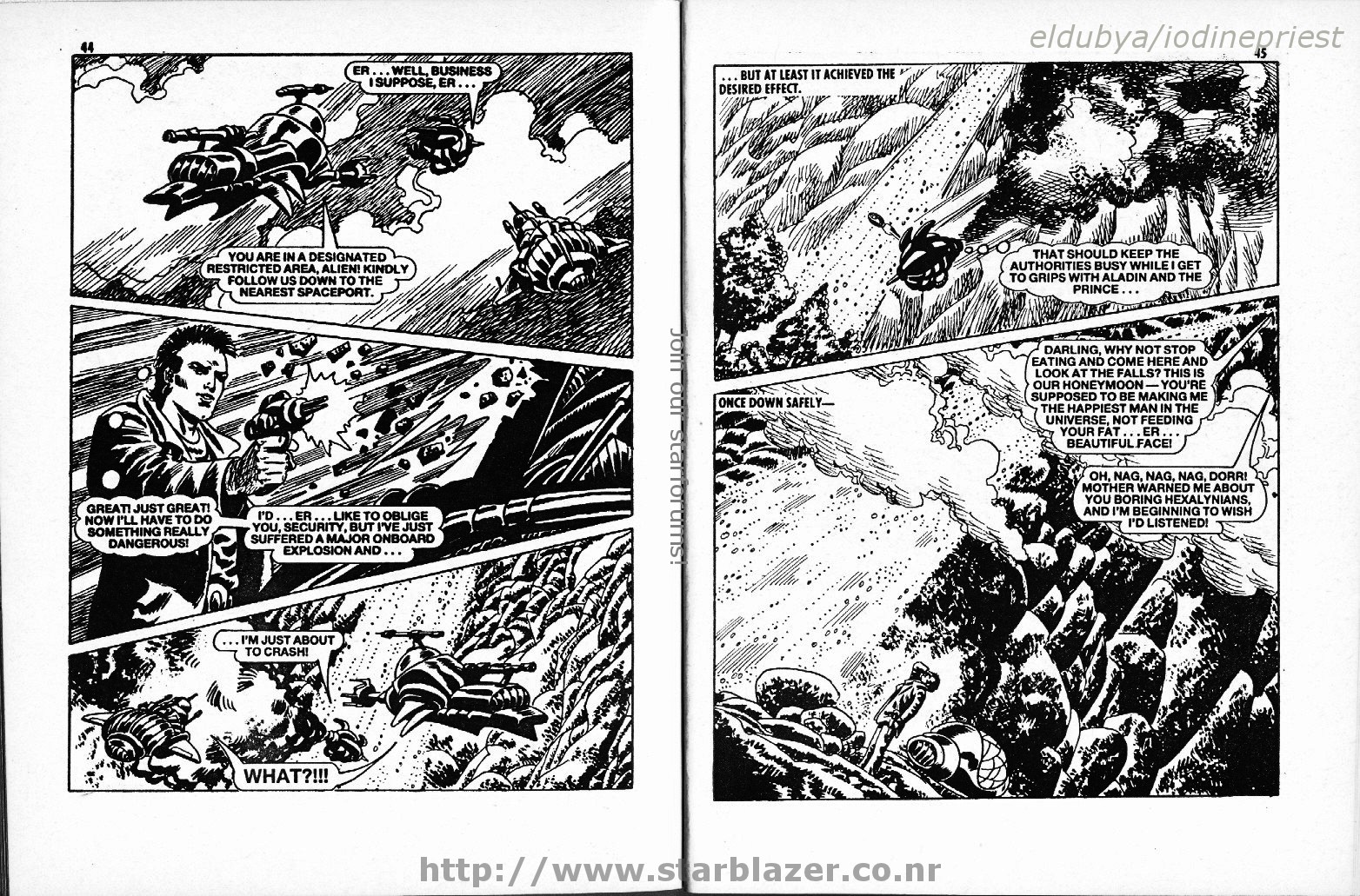 Read online Starblazer comic -  Issue #205 - 24