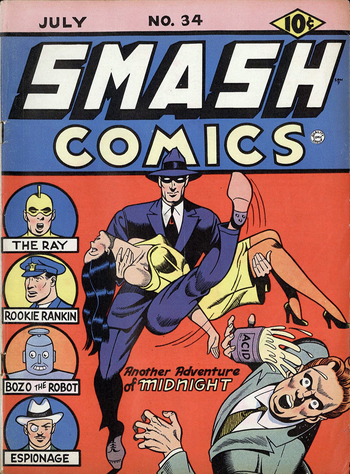 Read online Smash Comics comic -  Issue #34 - 1