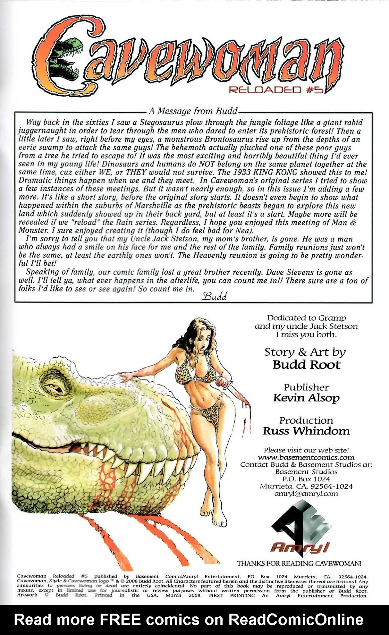 Read online Cavewoman Reloaded comic -  Issue #5 - 51