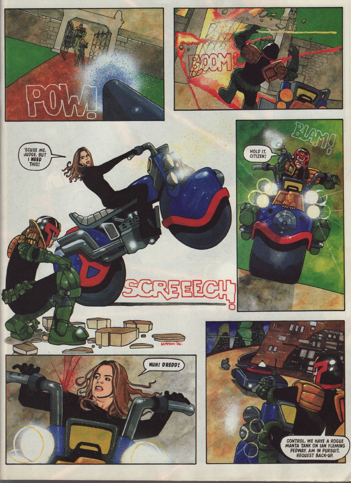 Read online Judge Dredd Megazine (vol. 3) comic -  Issue #25 - 25