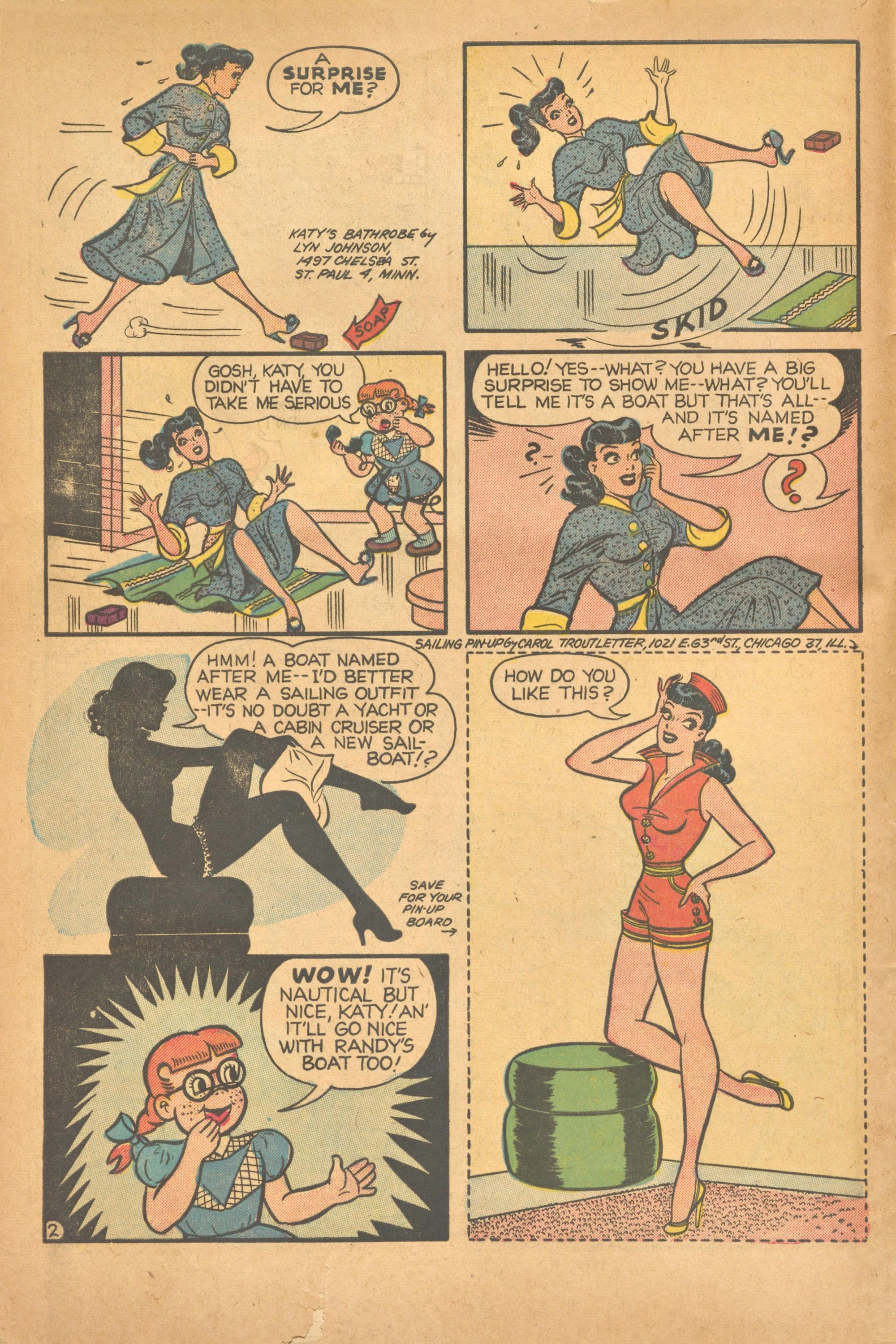 Read online Katy Keene (1949) comic -  Issue #19 - 4