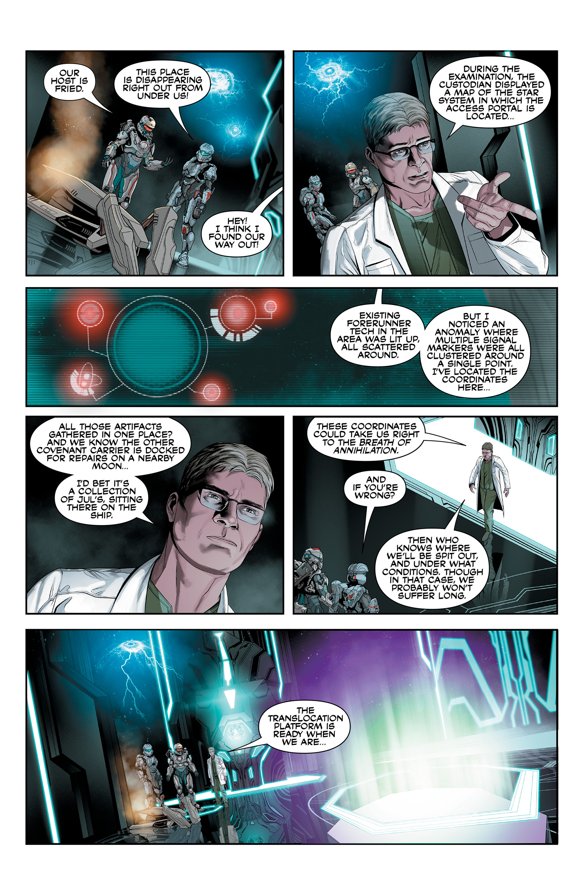 Read online Halo: Escalation comic -  Issue #24 - 19