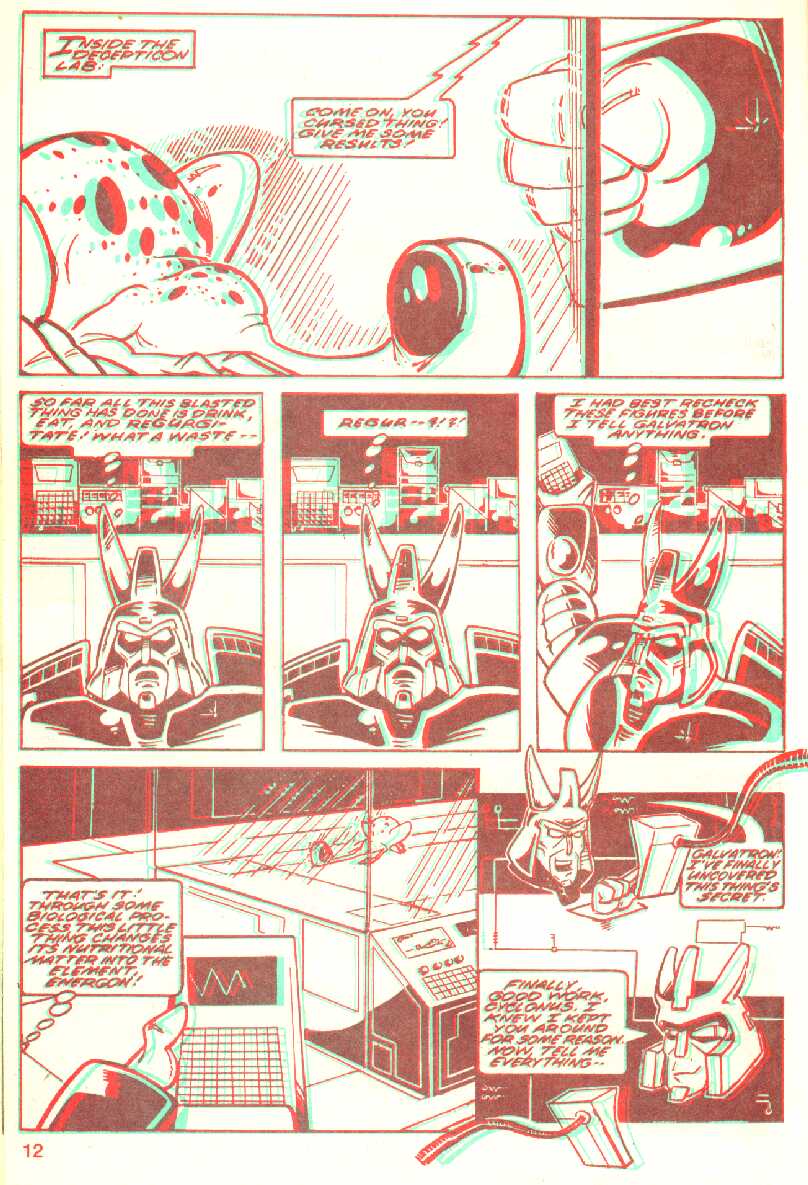 Read online The Transformers in 3-D comic -  Issue #1 - 13