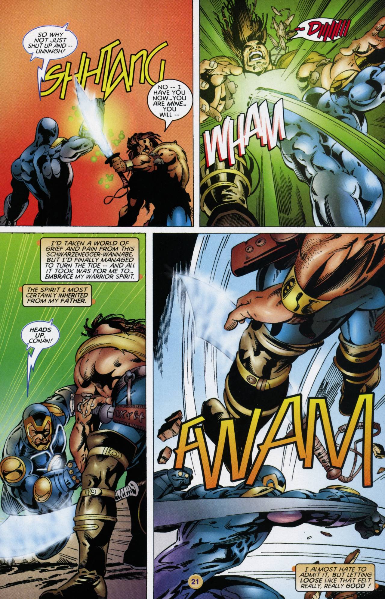 Read online X-O Manowar (1996) comic -  Issue #7 - 18