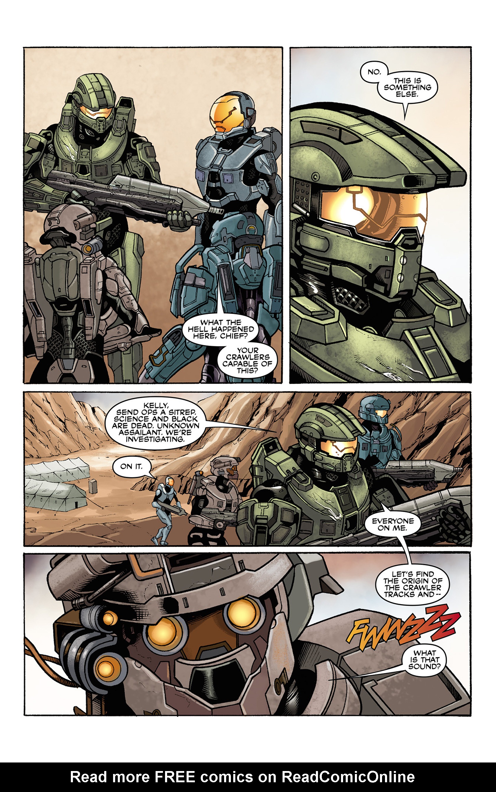 Read online Halo: Escalation comic -  Issue #8 - 16
