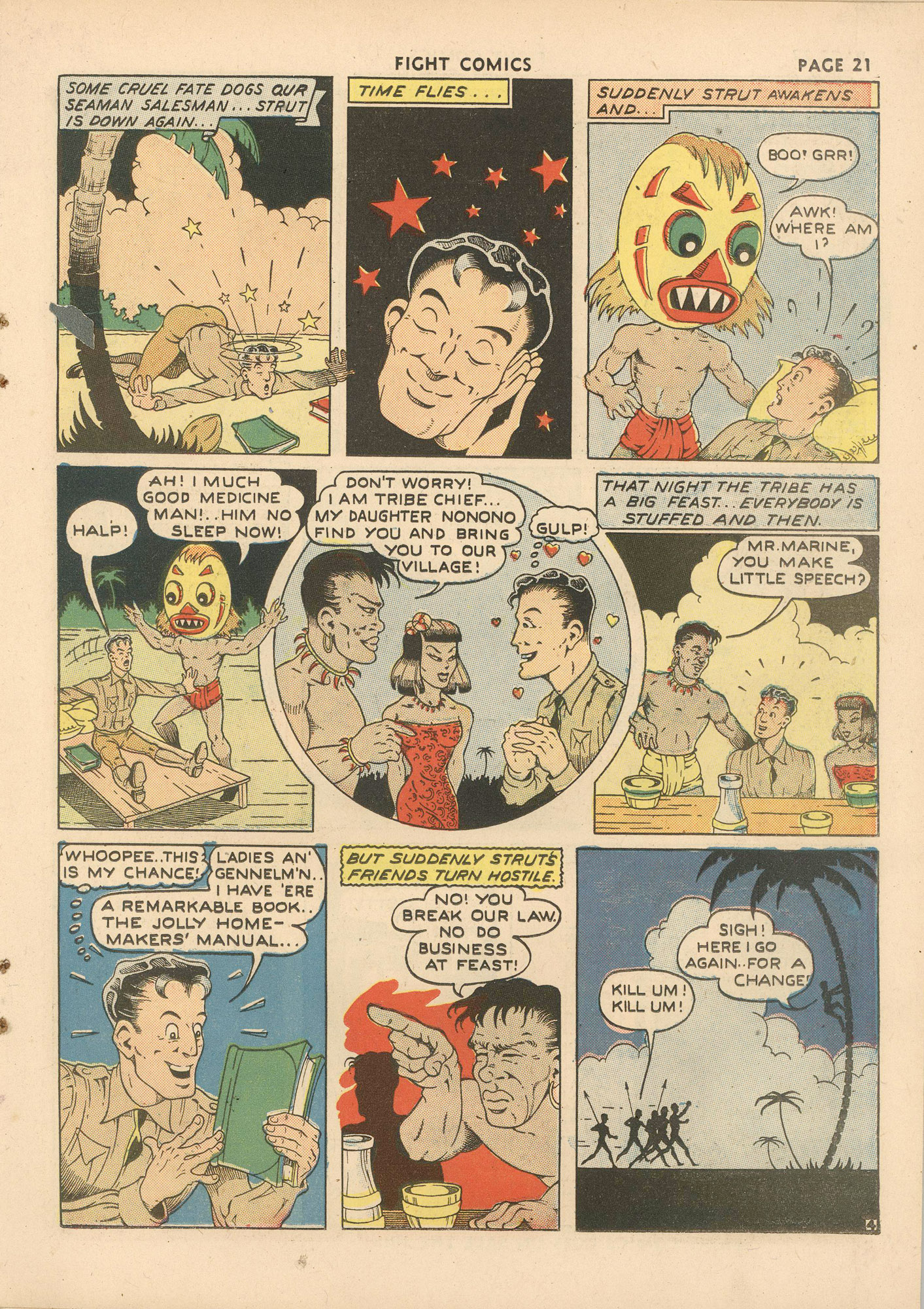 Read online Fight Comics comic -  Issue #16 - 24