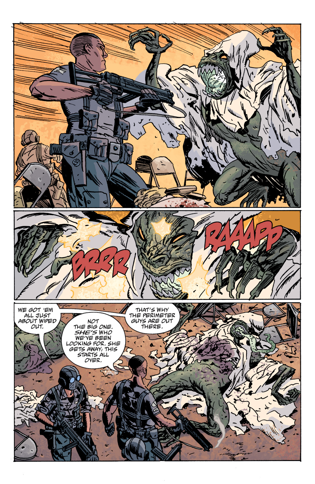Read online B.P.R.D.: War on Frogs comic -  Issue #5 - 22