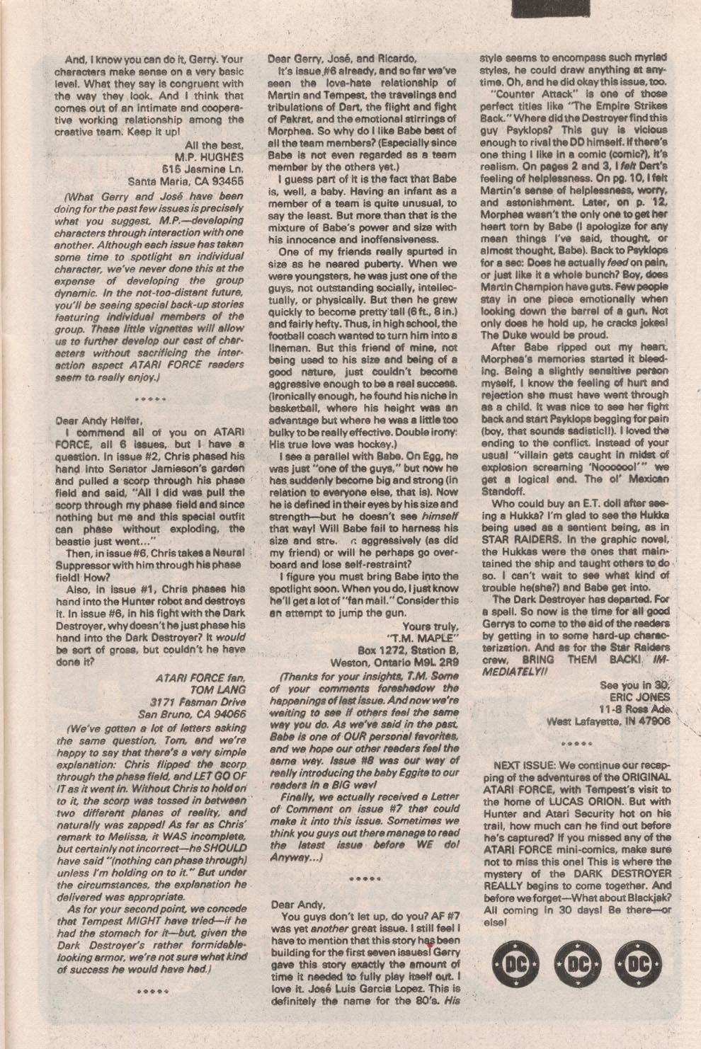 Read online Atari Force (1984) comic -  Issue #9 - 27