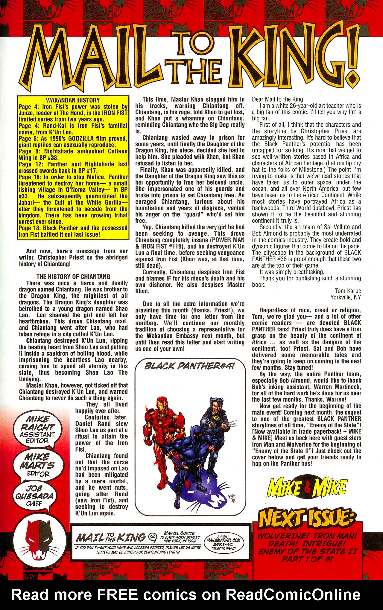 Read online Black Panther (1998) comic -  Issue #40 - 23