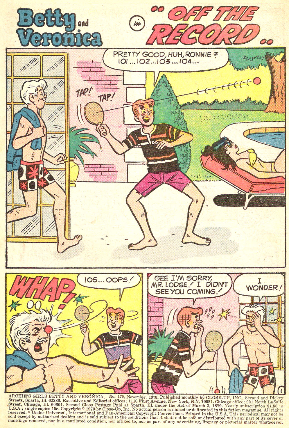 Read online Archie's Girls Betty and Veronica comic -  Issue #179 - 3