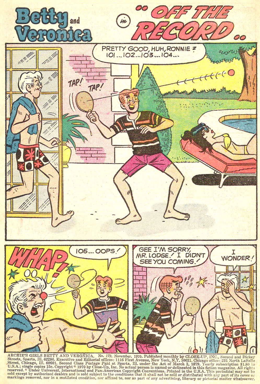 Archie's Girls Betty and Veronica issue 179 - Page 3