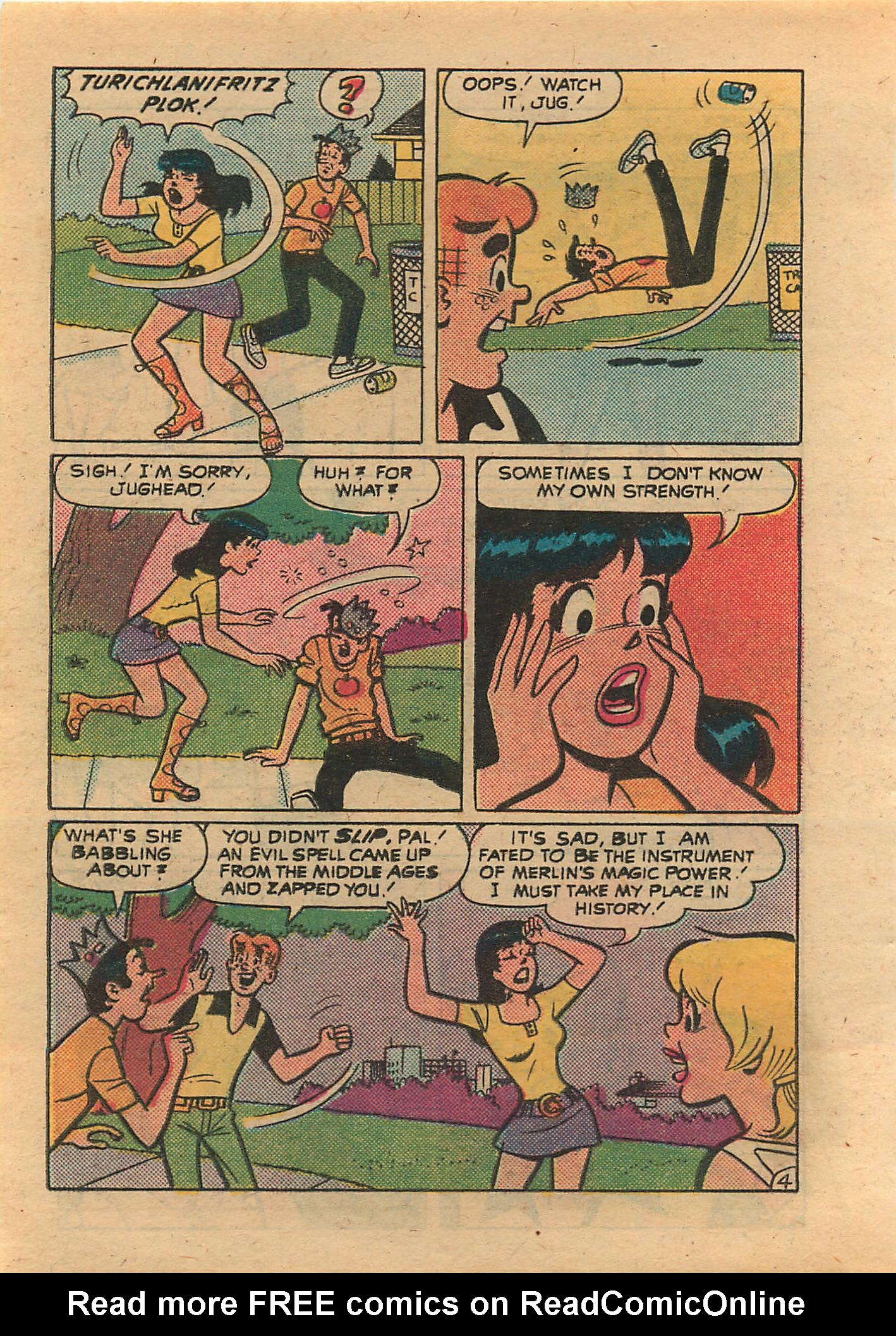 Read online Archie...Archie Andrews, Where Are You? Digest Magazine comic -  Issue #19 - 86
