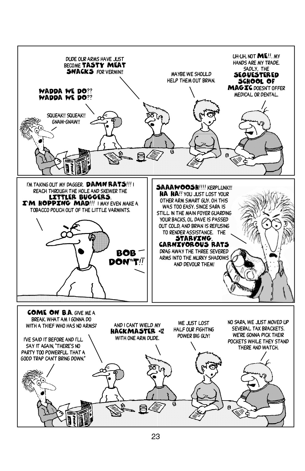 Read online Knights of the Dinner Table comic -  Issue #7 - 25