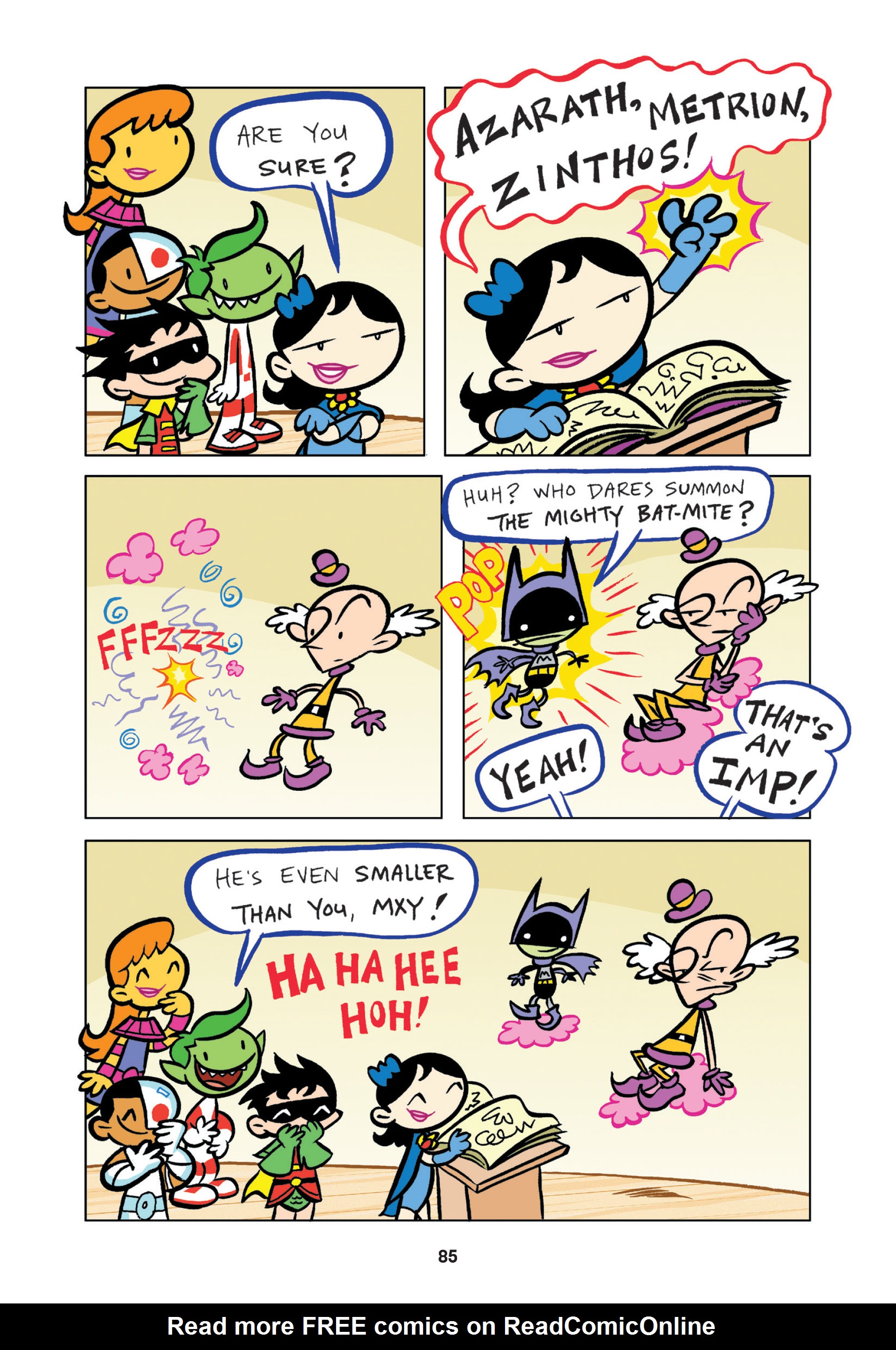 Read online Tiny Titans: Beast Boy & Raven comic -  Issue # TPB - 85