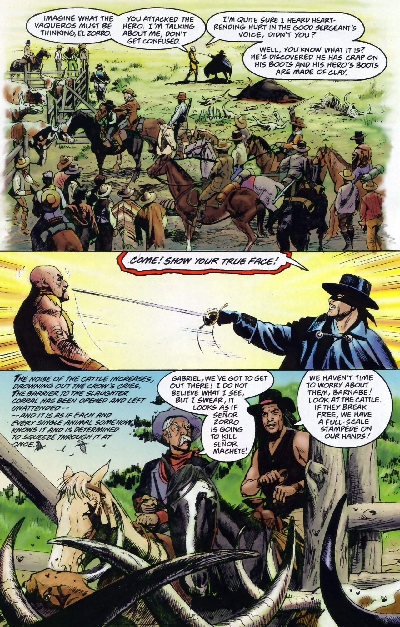 Read online Zorro: Matanzas comic -  Issue #3 - 12