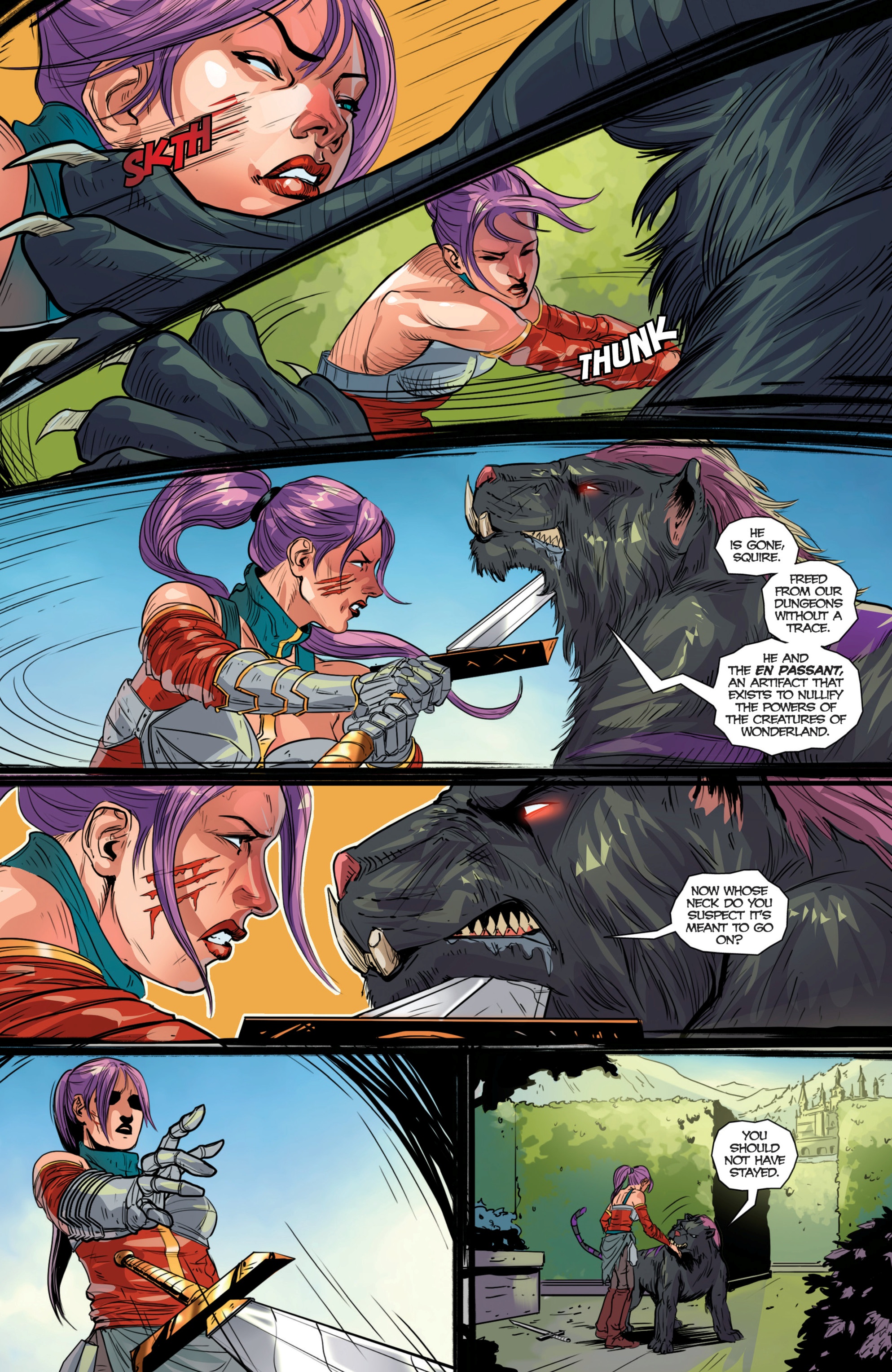 Read online Grimm Fairy Tales presents Wonderland comic -  Issue #37 - 17