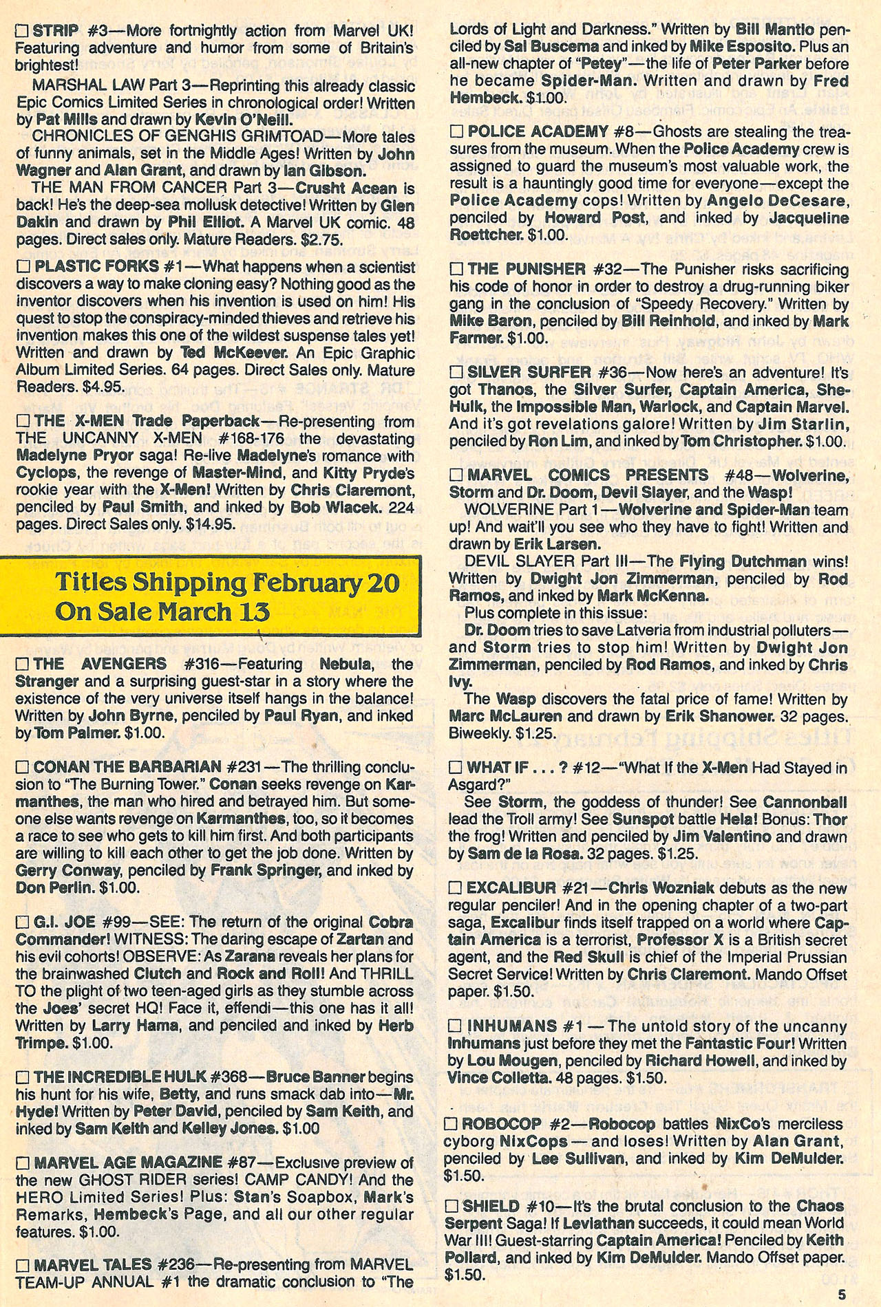 Read online Marvel Age comic -  Issue #86 - 7