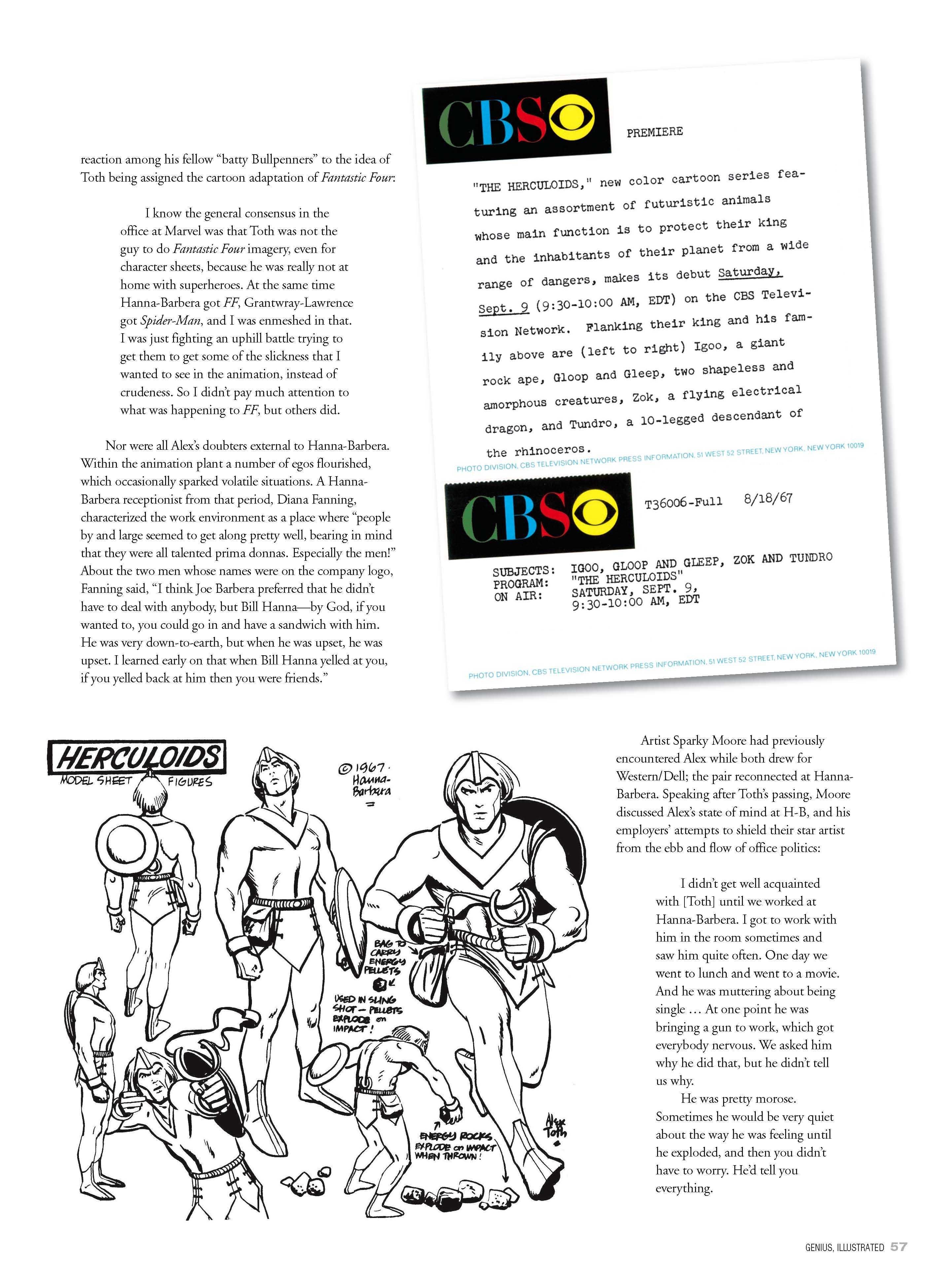 Read online Genius, Illustrated: The Life and Art of Alex Toth comic -  Issue # TPB (Part 1) - 58