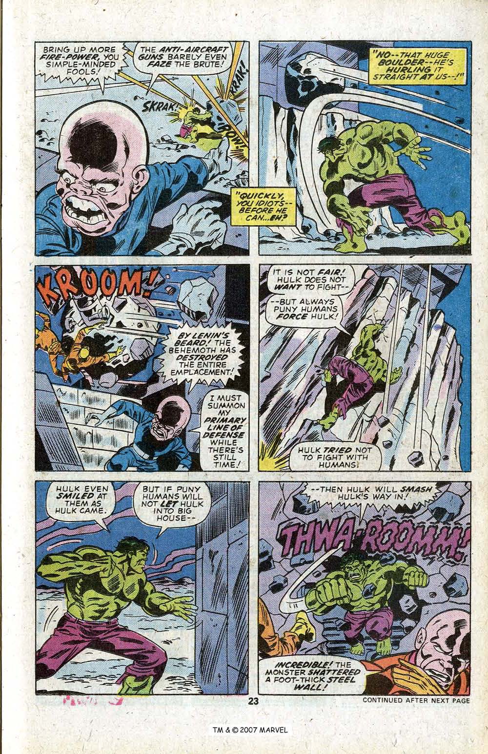Read online The Incredible Hulk (1968) comic -  Issue #187 - 25