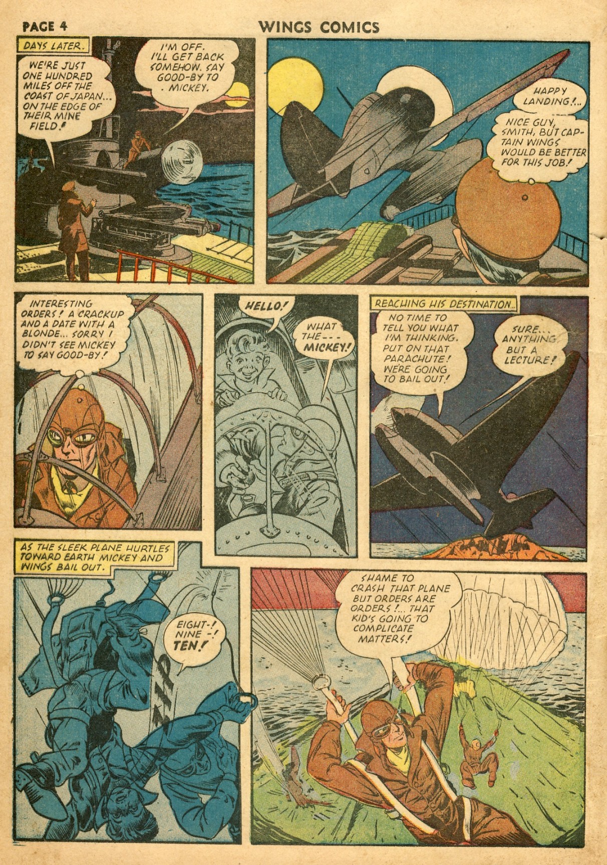 Read online Wings Comics comic -  Issue #22 - 6