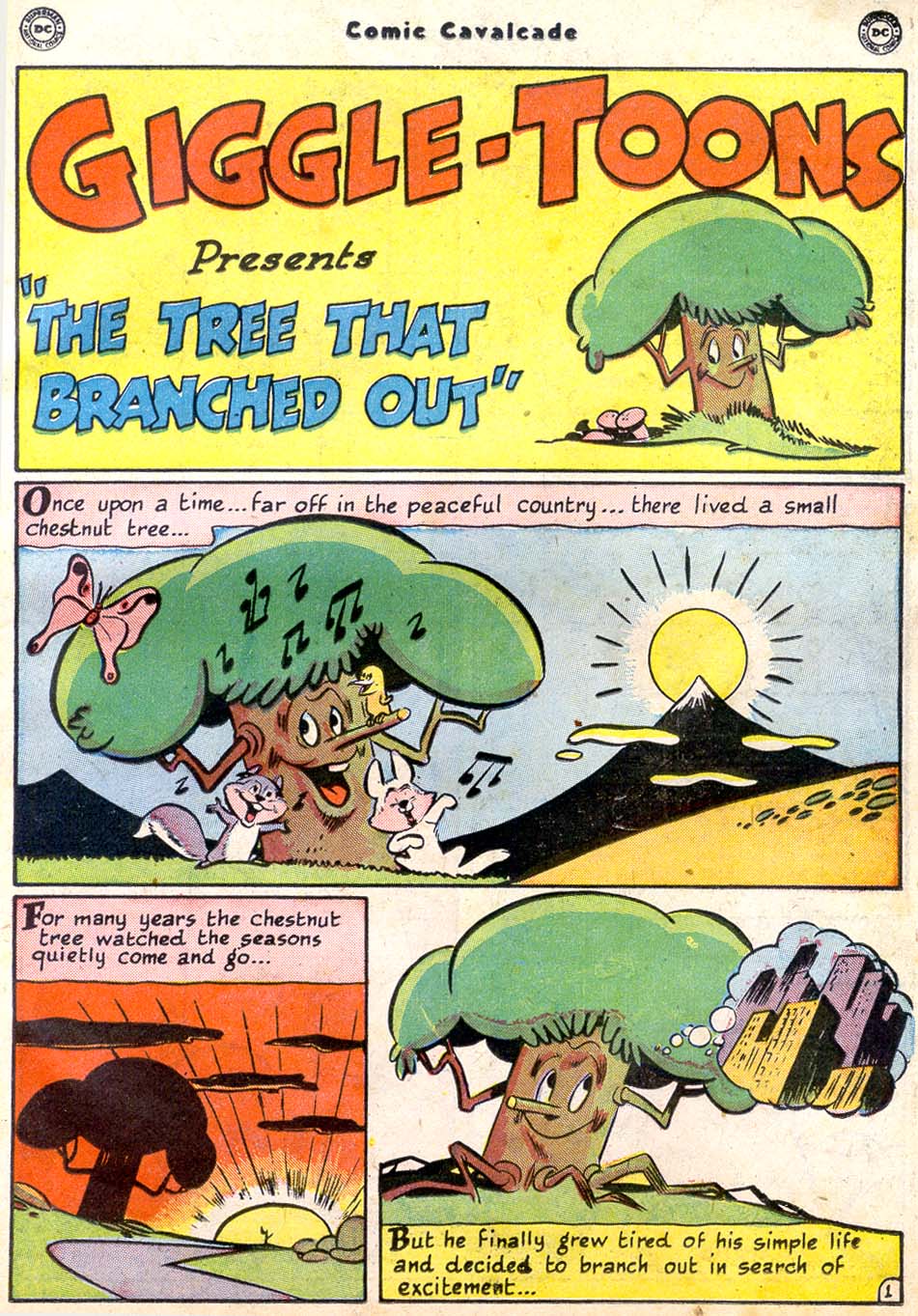 Read online Comic Cavalcade comic -  Issue #36 - 57