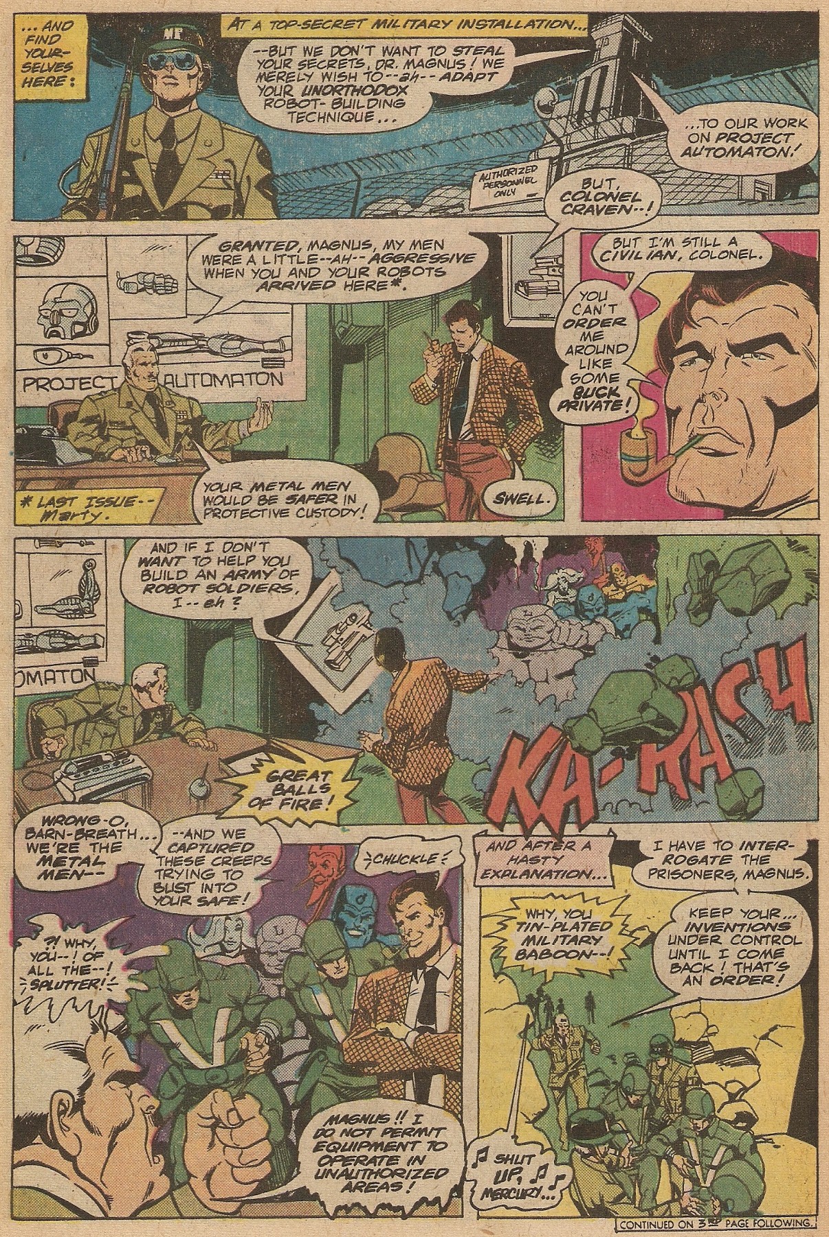 Read online Metal Men (1963) comic -  Issue #51 - 6