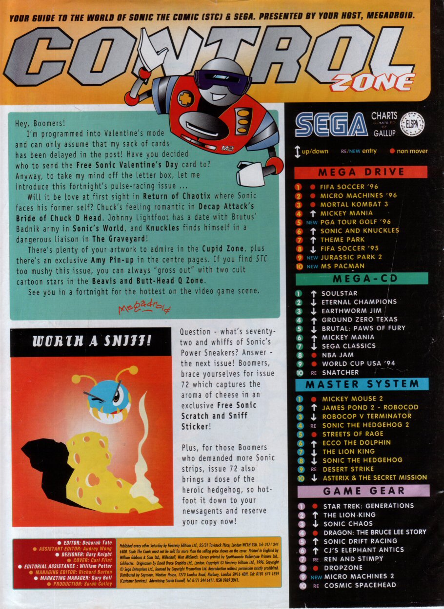 Read online Sonic the Comic comic -  Issue #71 - 2