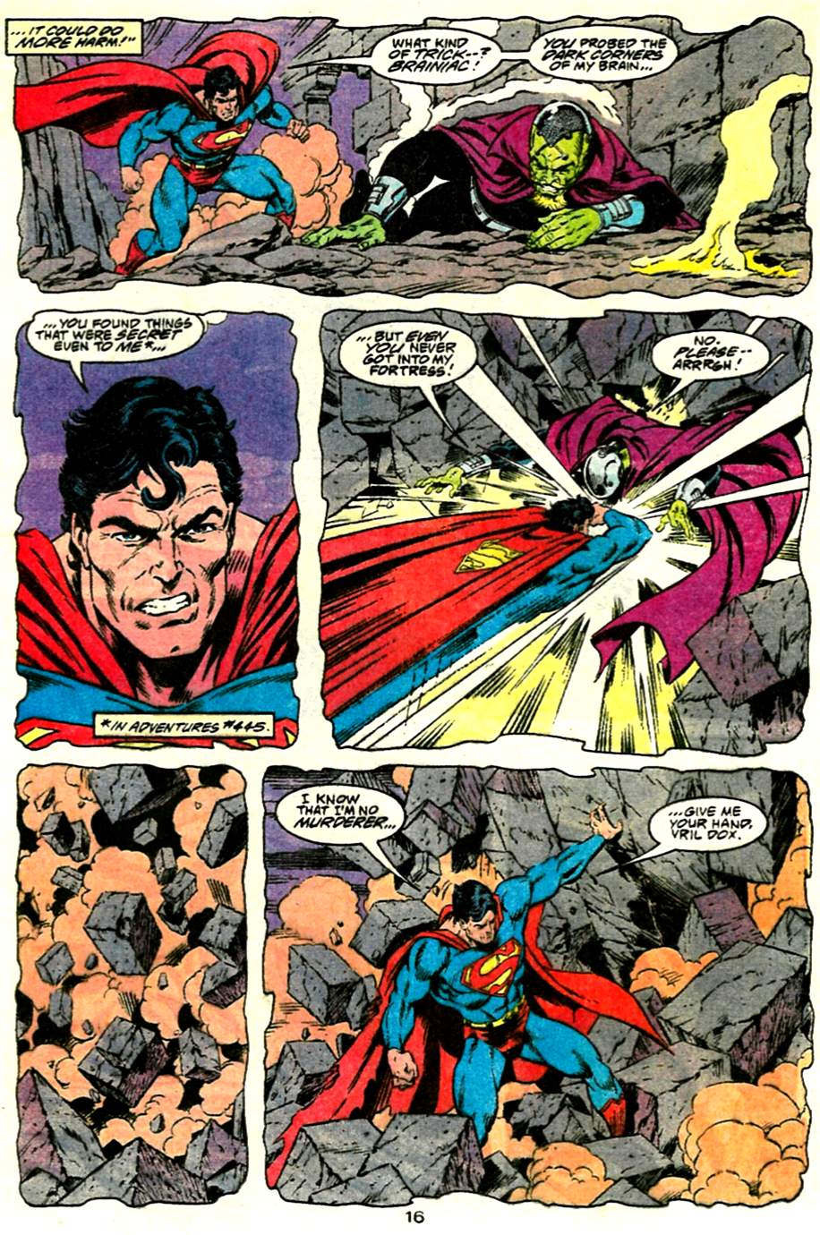 Read online Adventures of Superman (1987) comic -  Issue #485 - 17