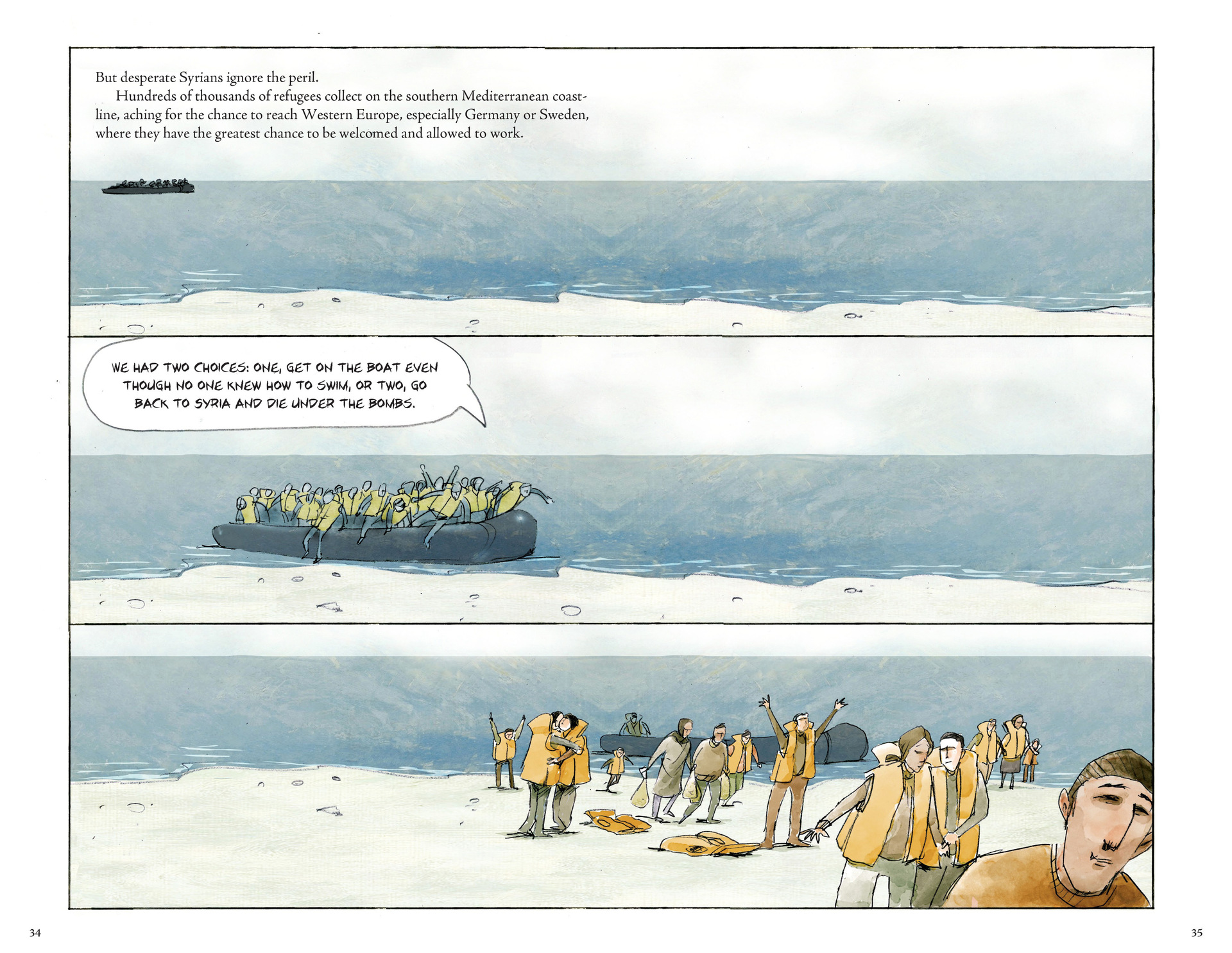 Read online The Unwanted: Stories of the Syrian Refugees comic -  Issue # TPB - 32