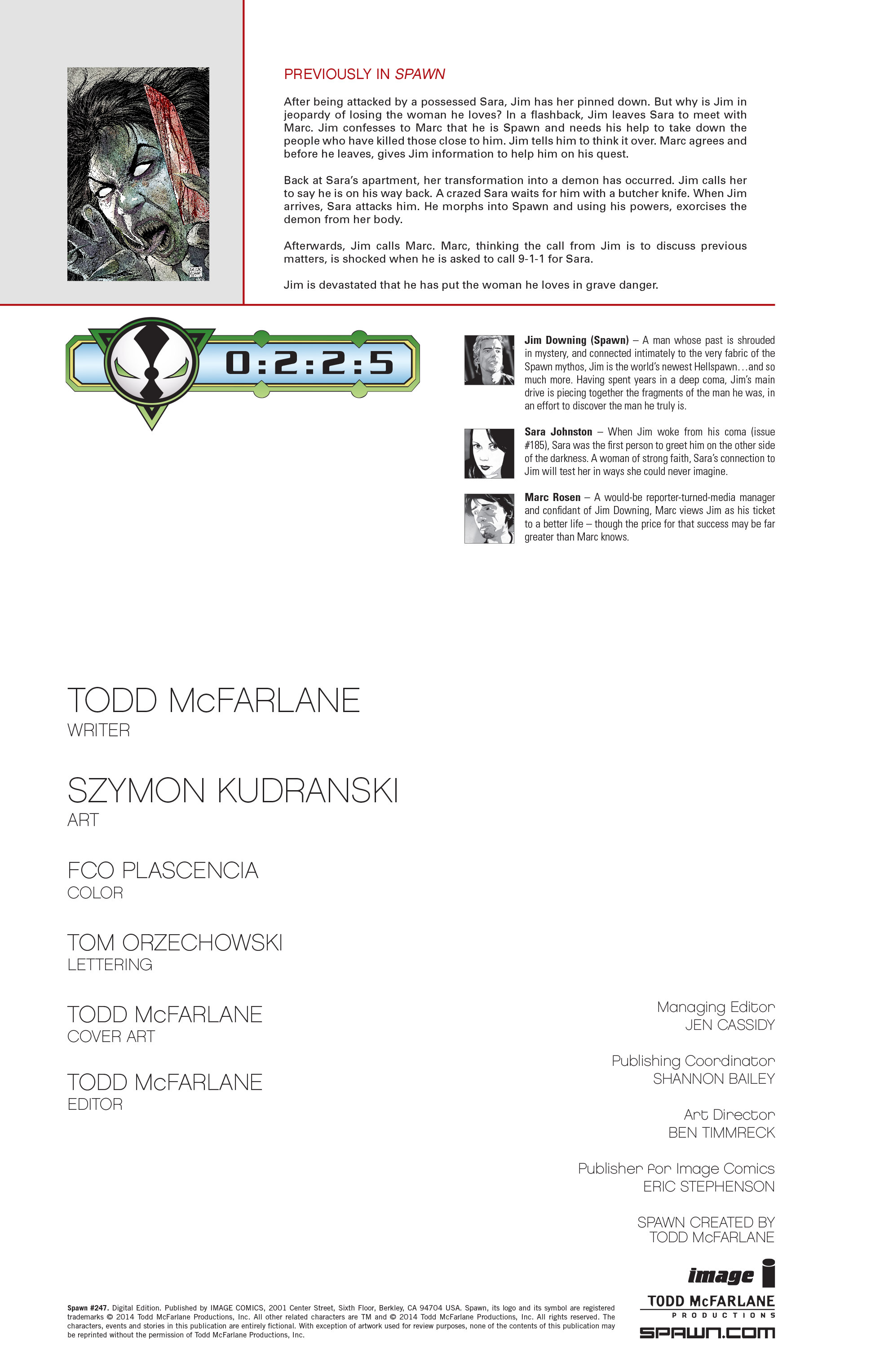 Read online Spawn comic -  Issue #247 - 2