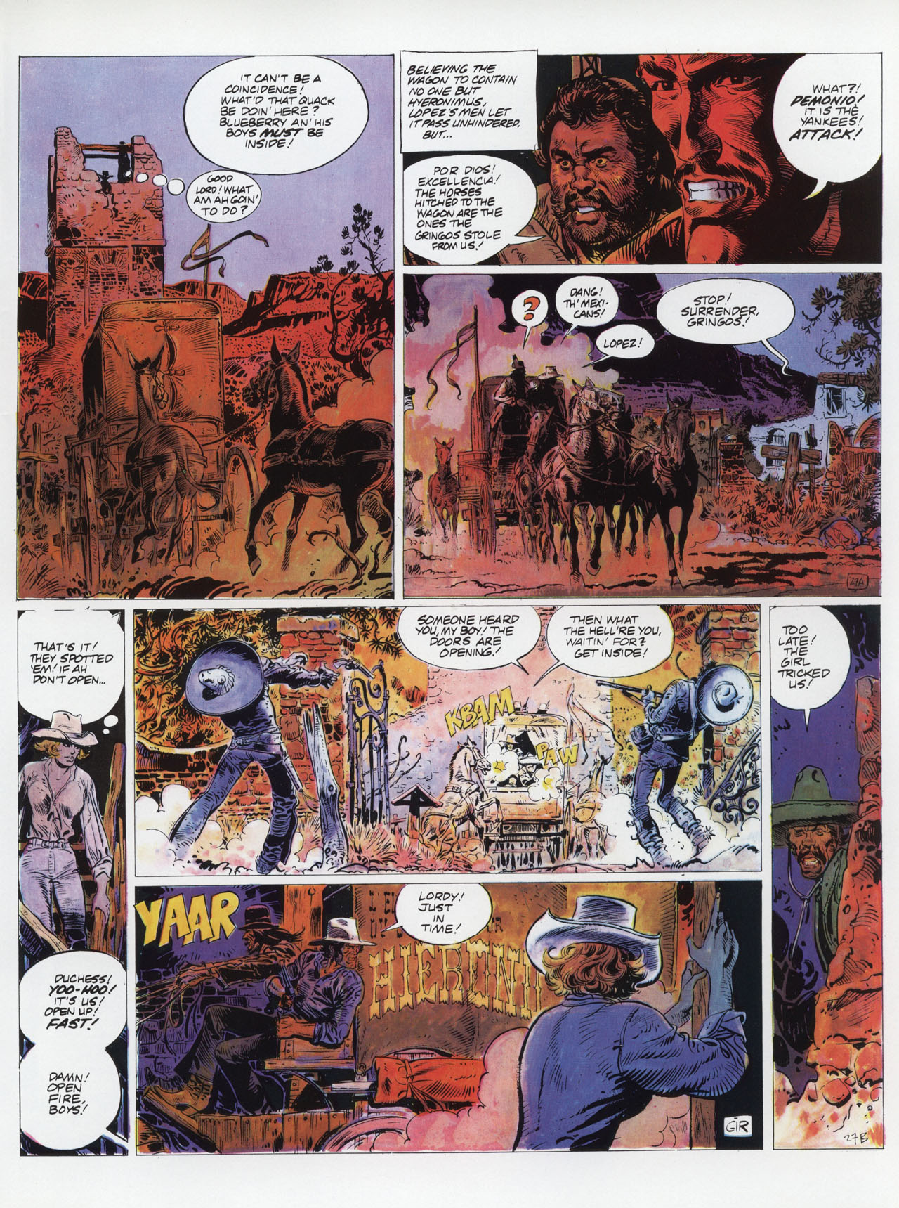 Read online Epic Graphic Novel: Blueberry comic -  Issue #2 - 33